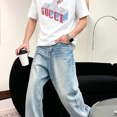 G*cci 古齐2026春夏新款原单男士圆领短袖T恤 🔥专柜同步售卖 ✨✨高端品质 高版本 OS版型阔版 G*cci 古齐2026春夏新款原单男士圆领短袖T恤 🔥专柜同步售卖 ✨✨高端品质 高版本 OS版型阔版