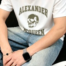 McQ*een 麦昆2026春夏新款原单男士圆领短袖T恤 🔥专柜同步售卖 ✨✨高端品质 高版本 OS版型 McQ*een 麦昆2026春夏新款原单男士圆领短袖T恤 🔥专柜同步售卖 ✨✨高端品质 高版本 OS版型