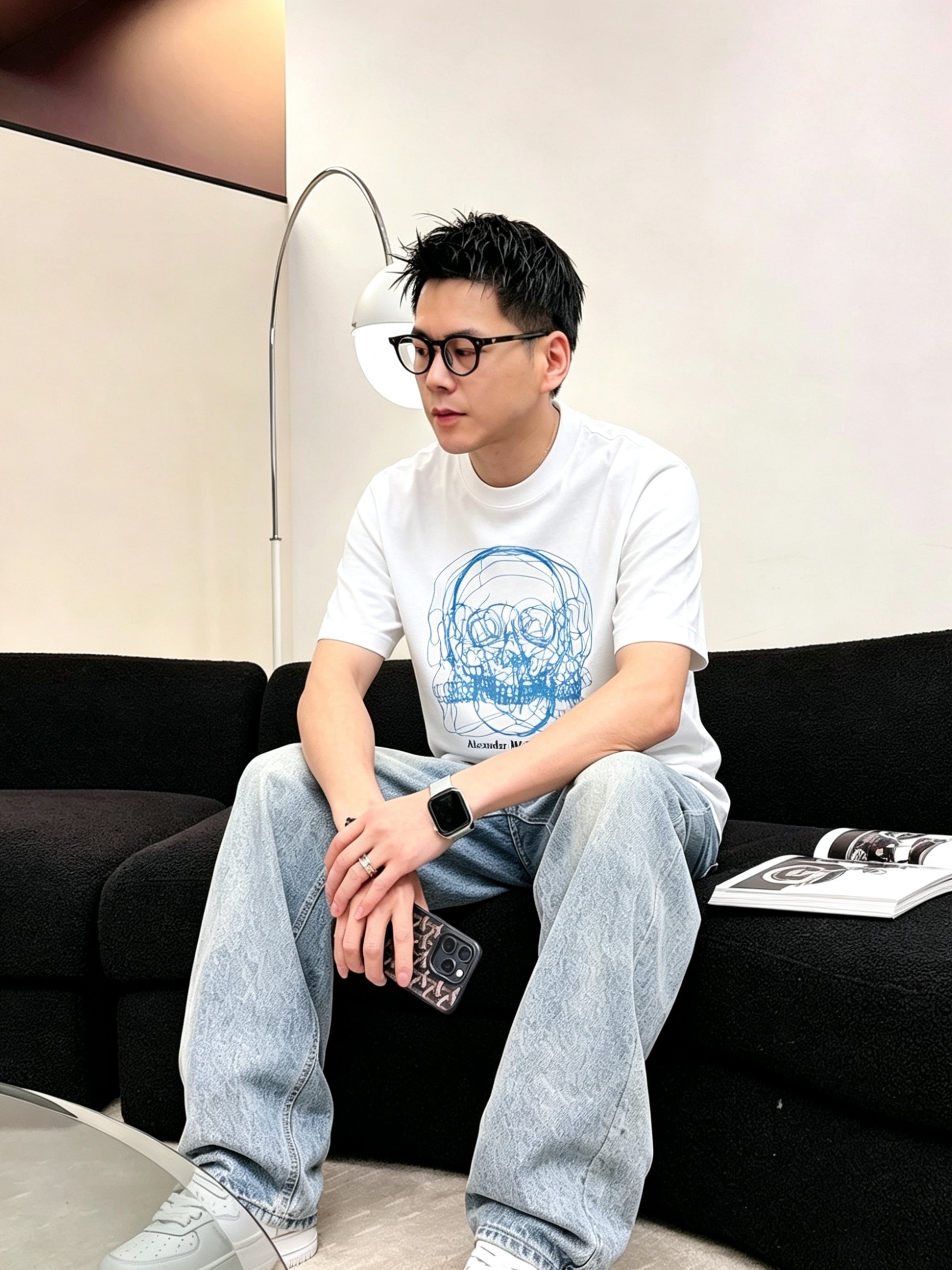 McQ*een 麦昆2026春夏新款原单男士圆领短袖T恤 专柜同步售卖 ✨✨高端品质 高版本 OS版型阔