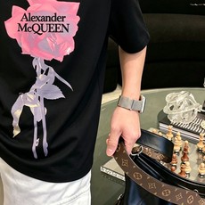 McQ*een 麦昆2026春夏新款原单男士圆领短袖T恤 专柜同步售卖 ✨✨高端品质 高版本 OS版型阔 McQ*een 麦昆2026春夏新款原单男士圆领短袖T恤 专柜同步售卖 ✨✨高端品质 高版本 OS版型阔