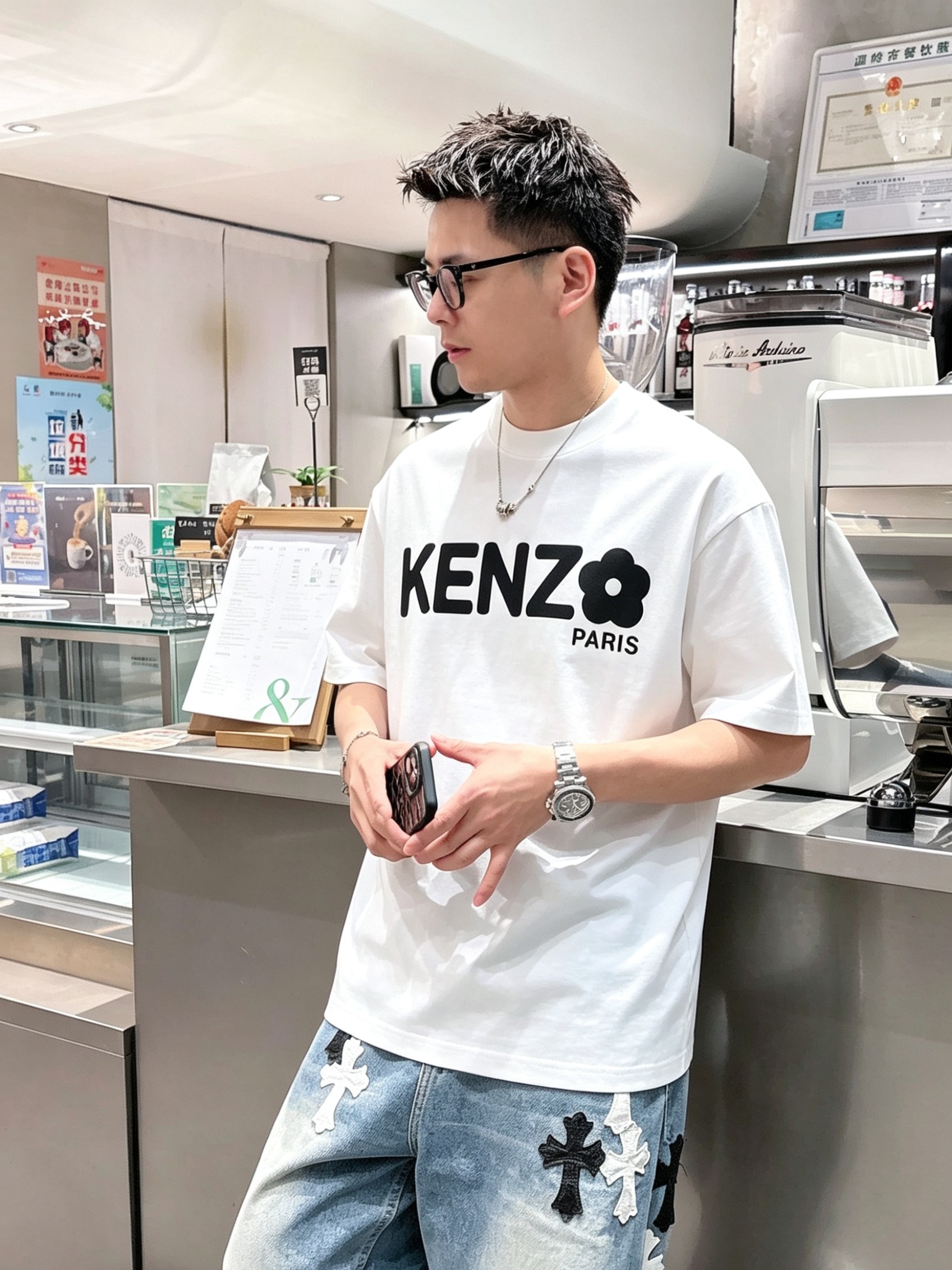 K*NZO 高田贤三2026春夏新款原单男士圆领短袖T恤 专柜同步售卖 ✨✨高端品质 时尚百搭爆款✨✨定