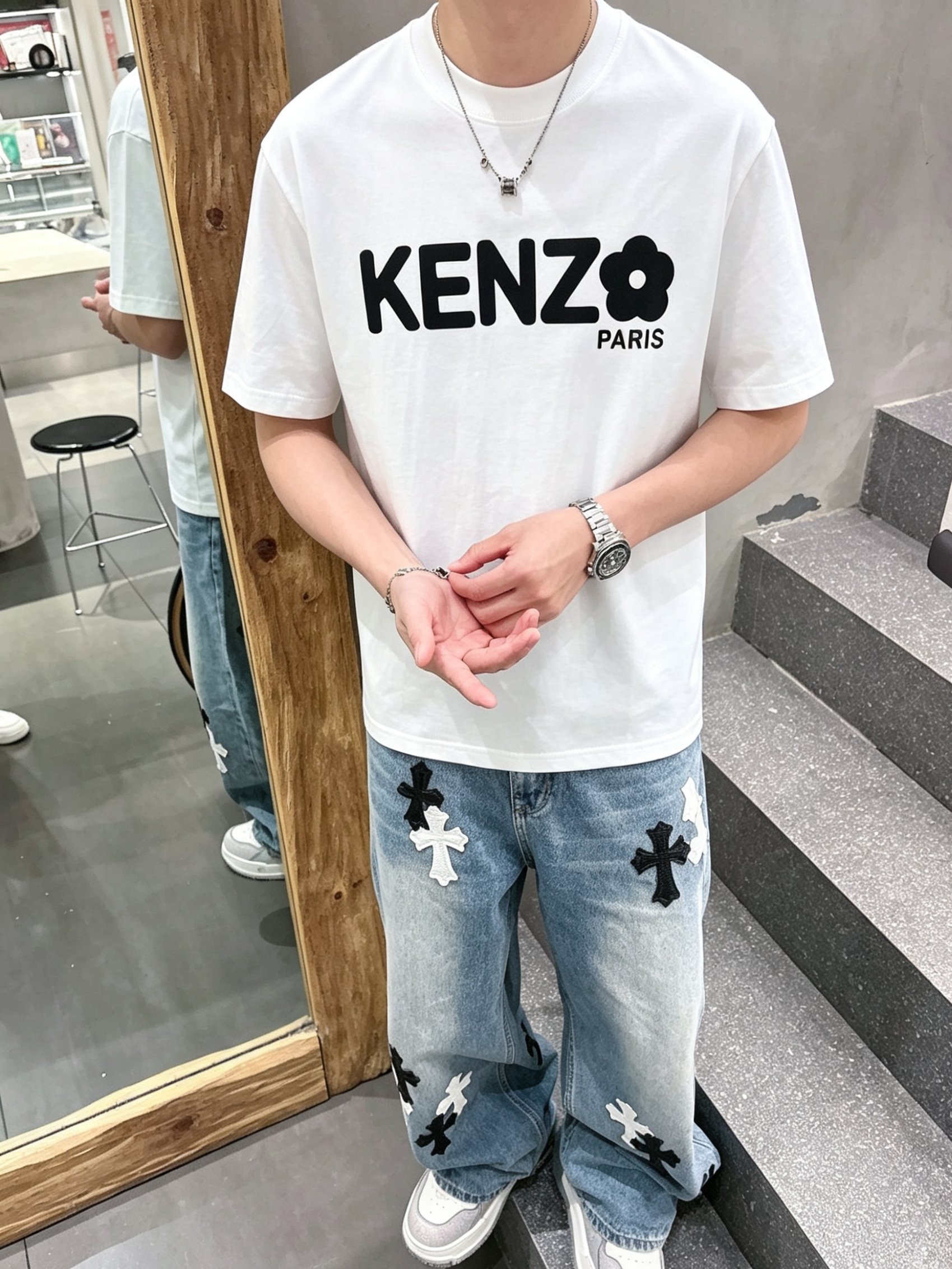 K*NZO 高田贤三2026春夏新款原单男士圆领短袖T恤 专柜同步售卖 ✨✨高端品质 时尚百搭爆款✨✨定