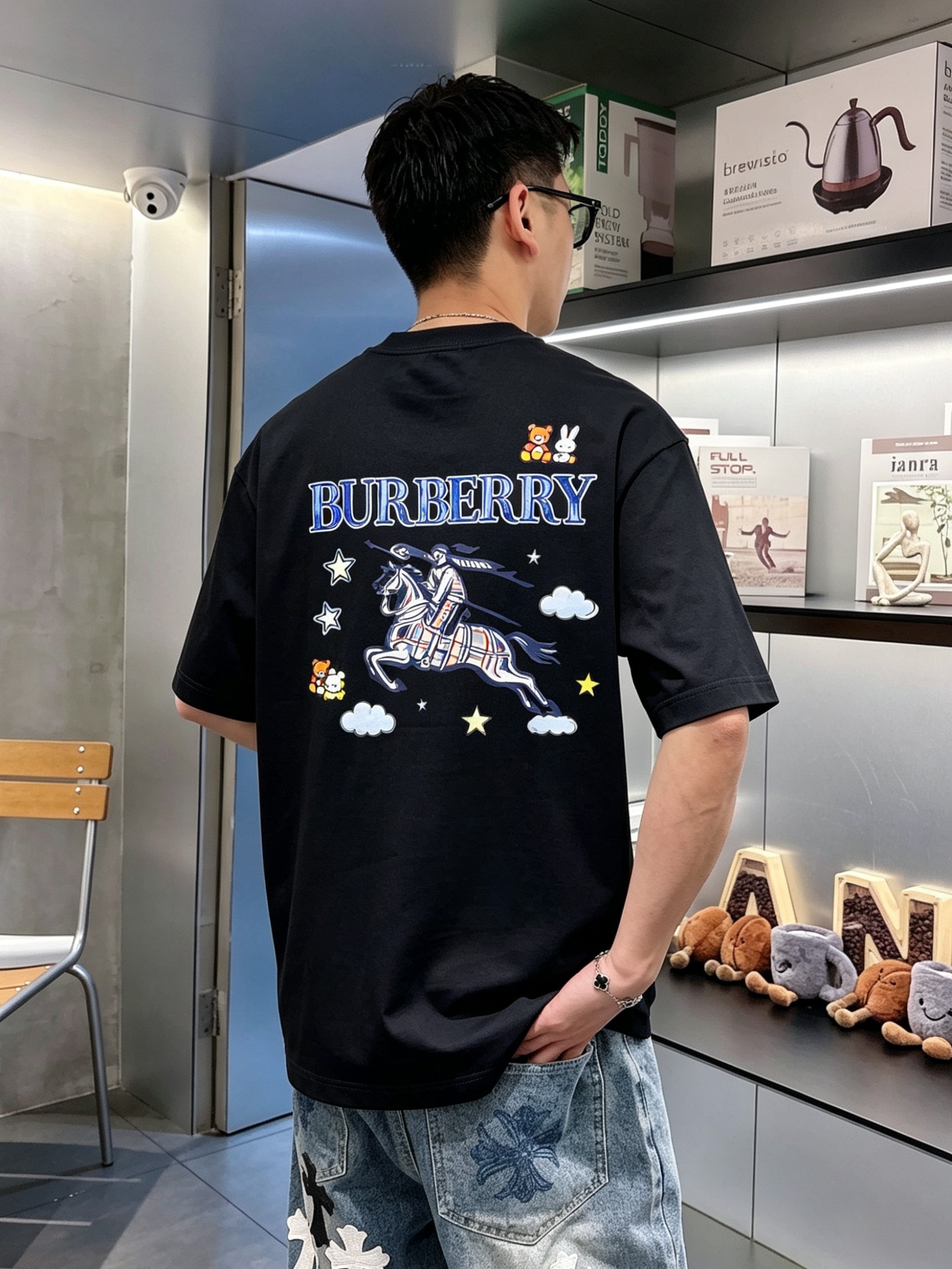 BURBE** 巴宝莉2026春夏新款原单男士圆领短袖T恤 🔥专柜同步售卖 ✨✨高端品质 高版本 爆款✨