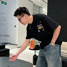 G*cci 古奇 2026原单男士圆领短袖T恤 独家专供春夏新款 专柜同步售卖 高端品质 高版本 OS版 G*cci 古奇 2026原单男士圆领短袖T恤 独家专供春夏新款 专柜同步售卖 高端品质 高版本 OS版