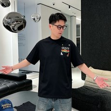 G*cci 古奇 2026原单男士圆领短袖T恤 独家专供春夏新款 专柜同步售卖 高端品质 高版本 OS版 G*cci 古奇 2026原单男士圆领短袖T恤 独家专供春夏新款 专柜同步售卖 高端品质 高版本 OS版