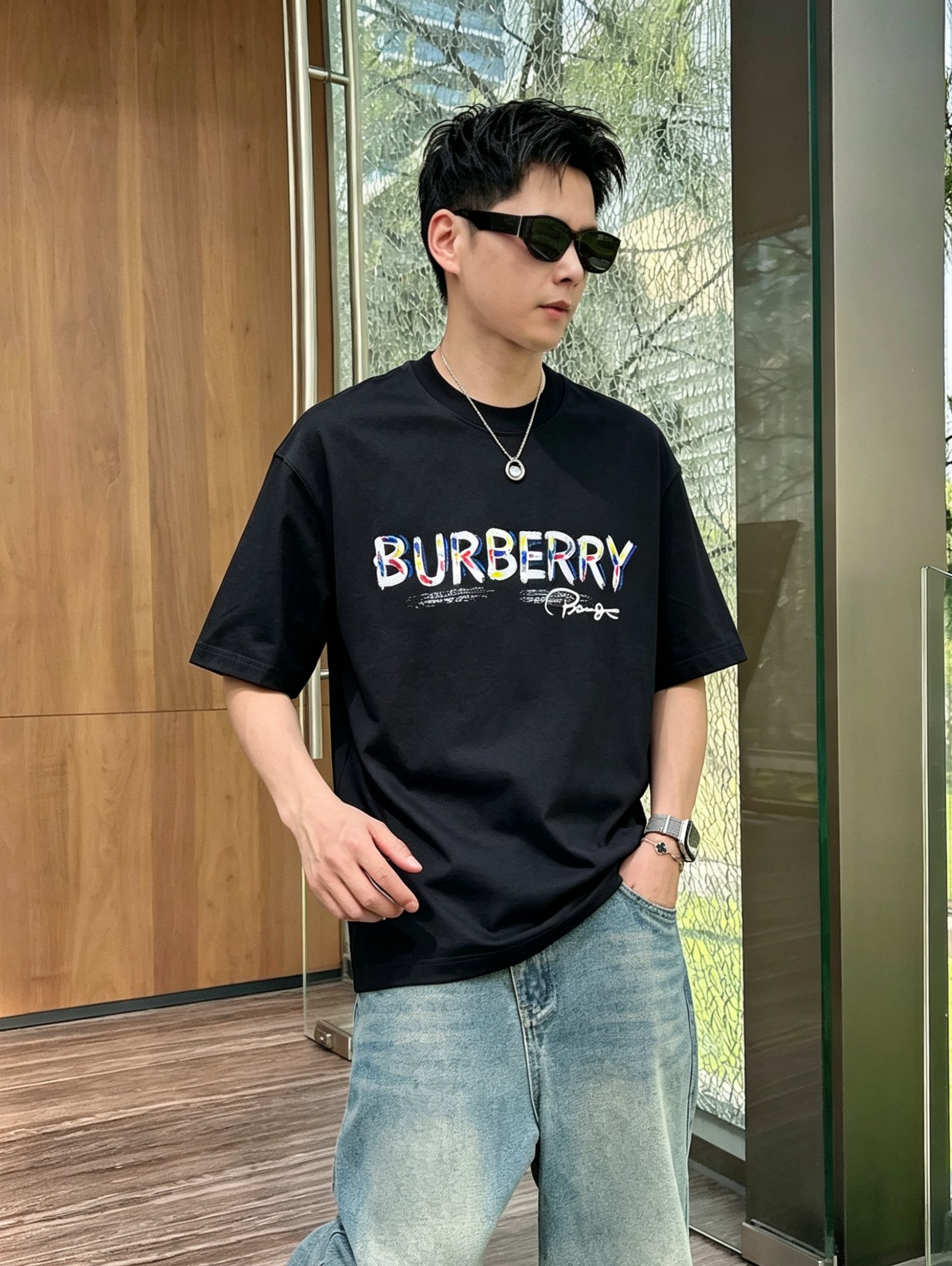 BURBE** 巴宝莉2026春夏新款原单男士圆领短袖T恤 🔥专柜同步售卖 ✨✨高端品质 高版本 爆款✨