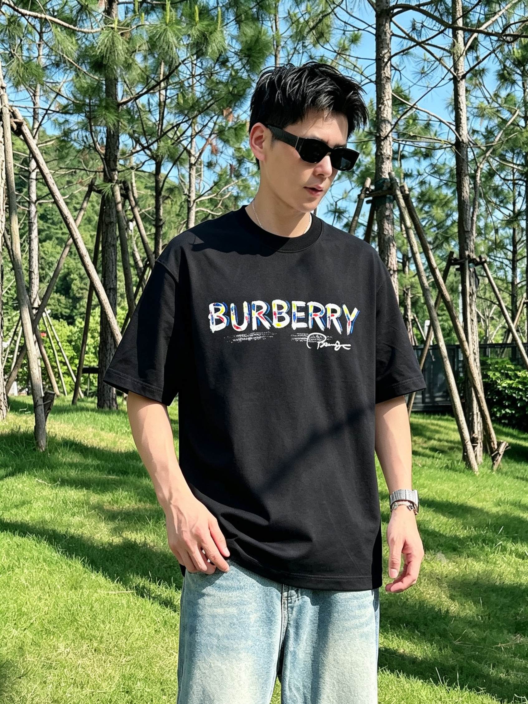 BURBE** 巴宝莉2026春夏新款原单男士圆领短袖T恤 🔥专柜同步售卖 ✨✨高端品质 高版本 爆款✨