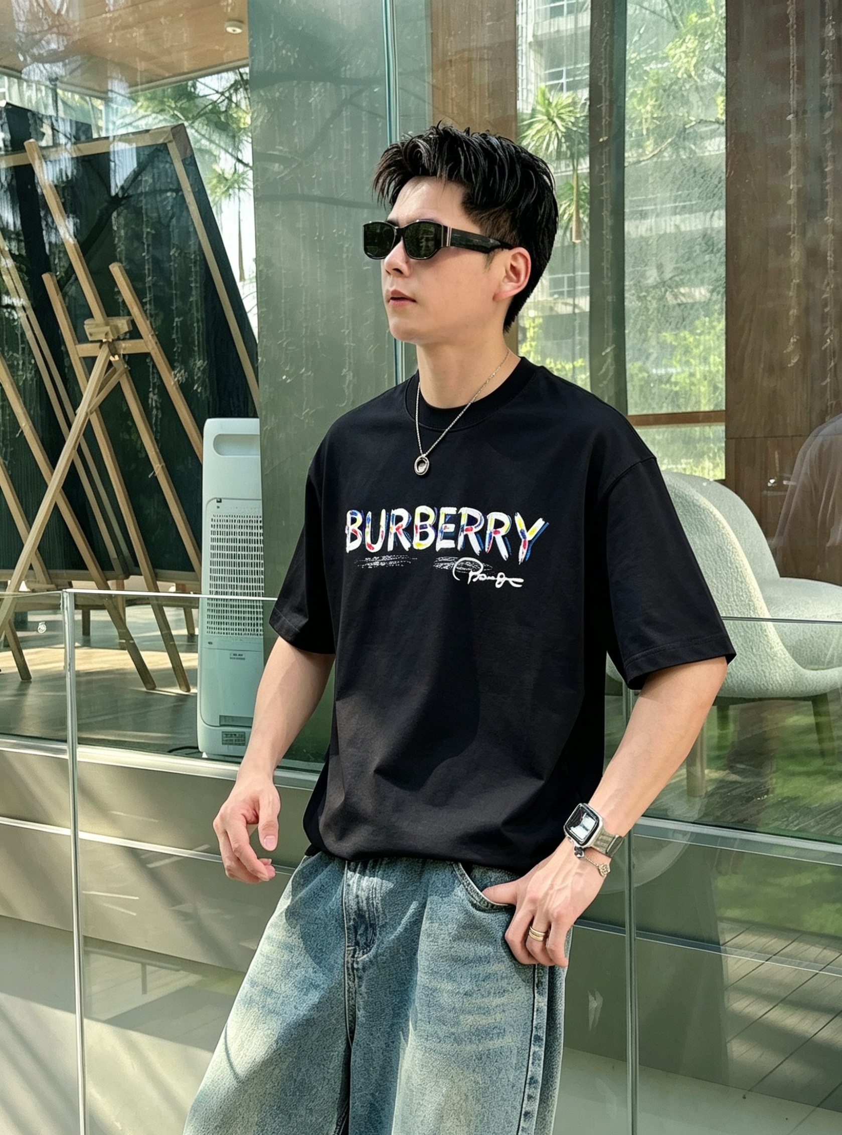 BURBE** 巴宝莉2026春夏新款原单男士圆领短袖T恤 🔥专柜同步售卖 ✨✨高端品质 高版本 爆款✨