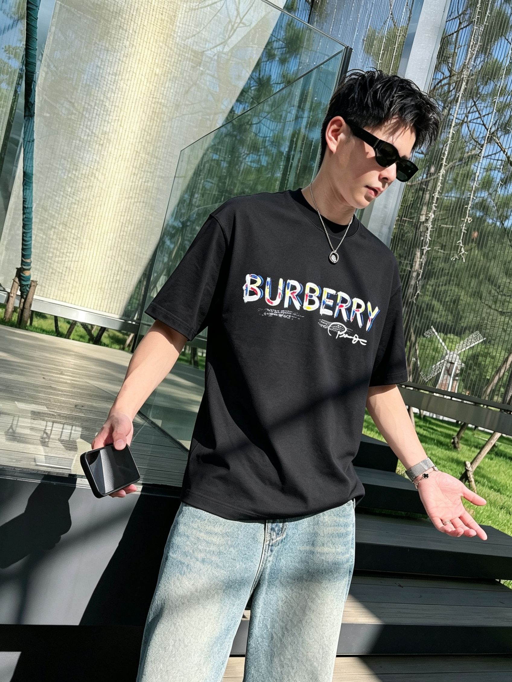BURBE** 巴宝莉2026春夏新款原单男士圆领短袖T恤 🔥专柜同步售卖 ✨✨高端品质 高版本 爆款✨
