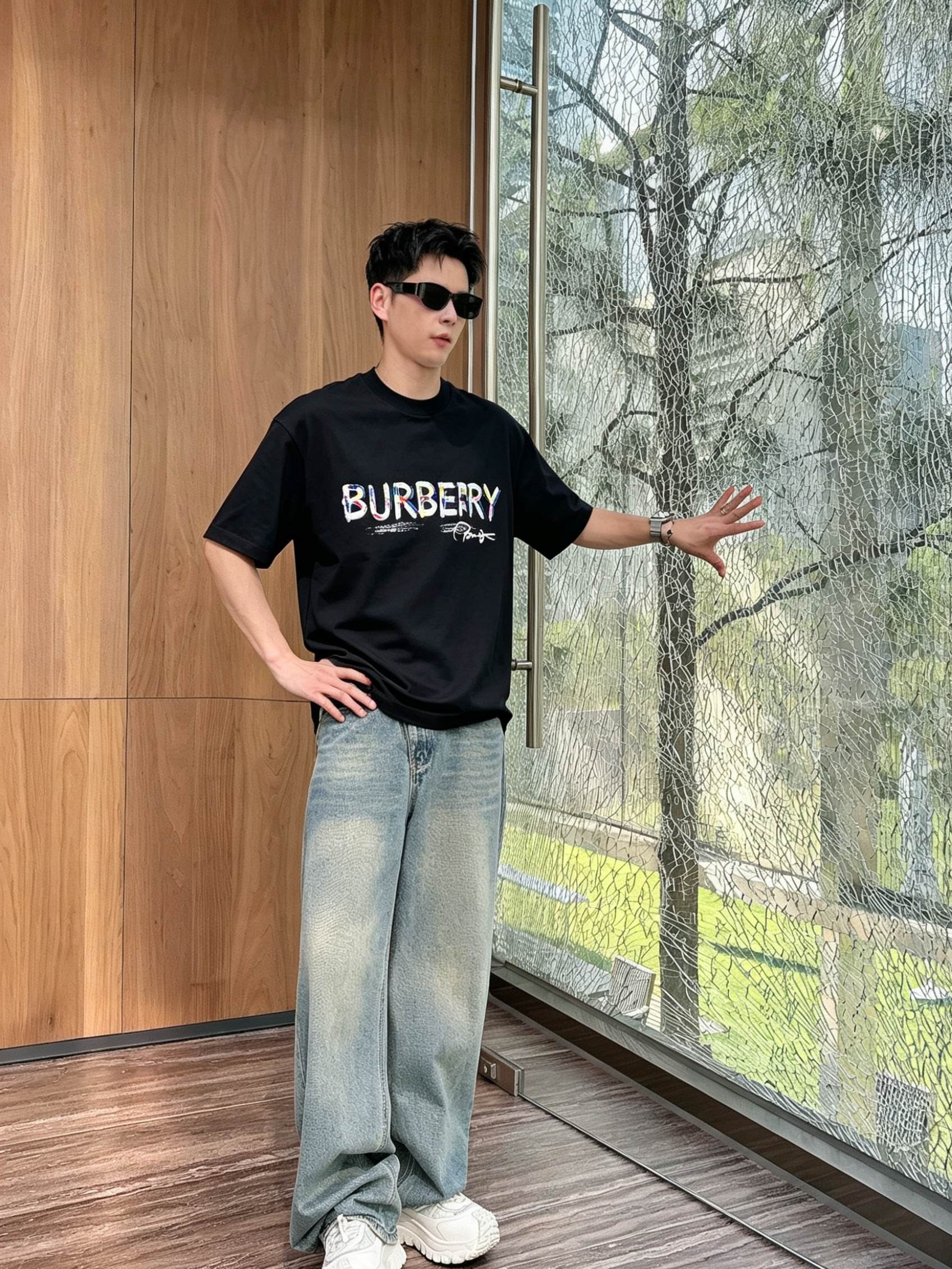 BURBE** 巴宝莉2026春夏新款原单男士圆领短袖T恤 🔥专柜同步售卖 ✨✨高端品质 高版本 爆款✨