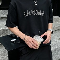 Bal*nciaga 巴黎世家2026春夏新款原单男士圆领短袖T恤 专柜同步售卖 ✨✨高端品质 高版本 Bal*nciaga 巴黎世家2026春夏新款原单男士圆领短袖T恤 专柜同步售卖 ✨✨高端品质 高版本