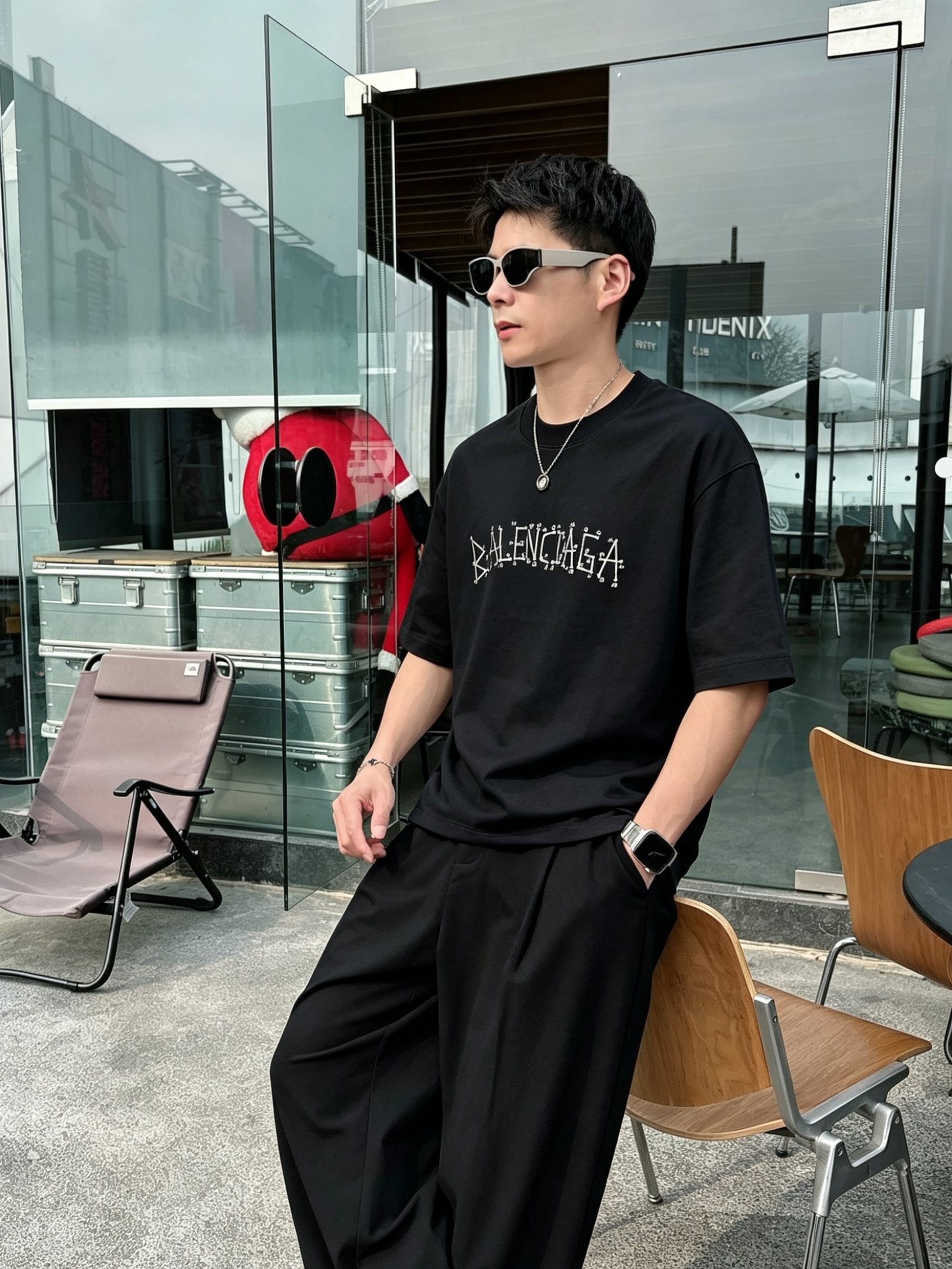 Bal*nciaga 巴黎世家2026春夏新款原单男士圆领短袖T恤 专柜同步售卖 ✨✨高端品质 高版本 