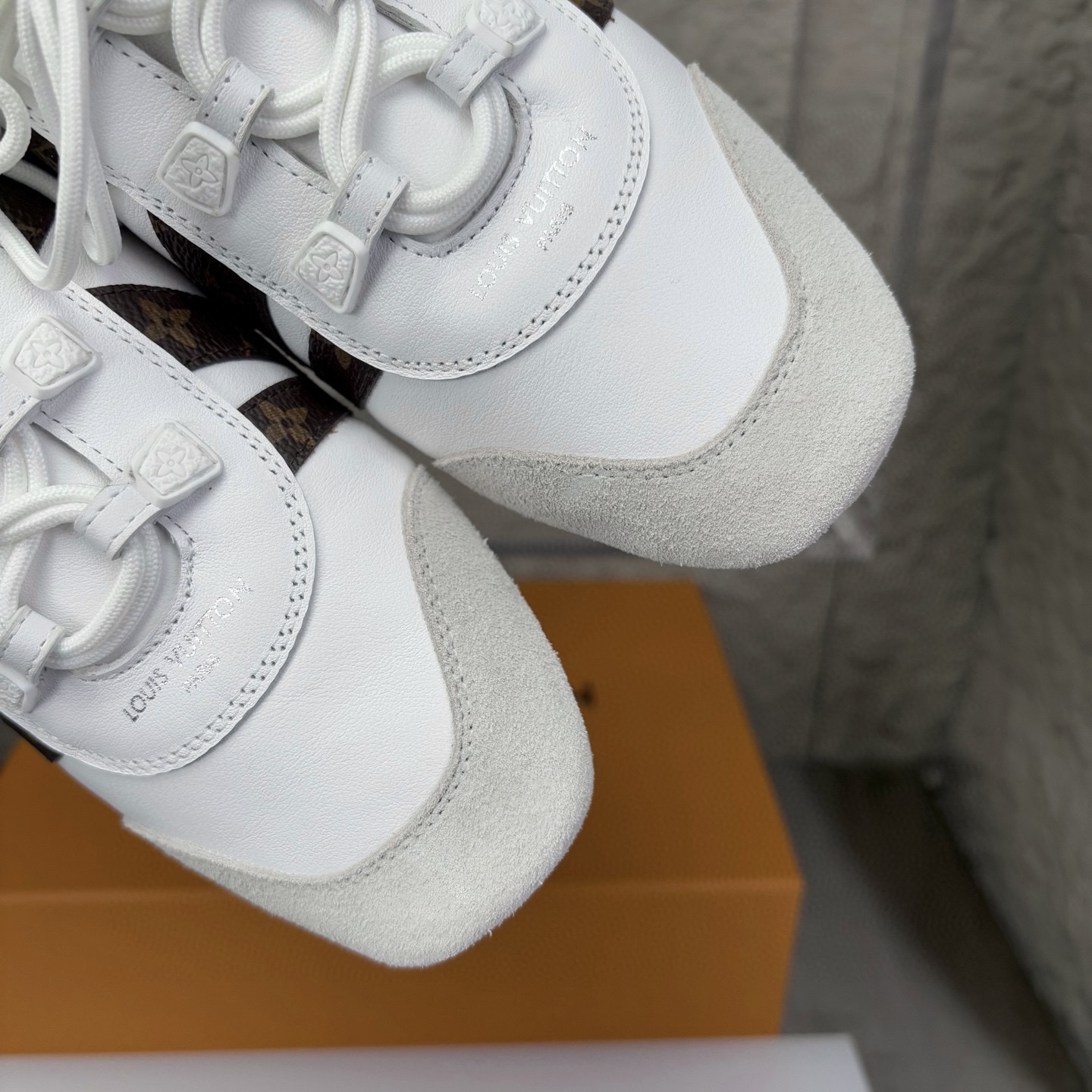 Louis Vuitton Women's Sneakerina Trainer Shoes - Round Toe, Low Top 7 i1747341698819 3854 0 8