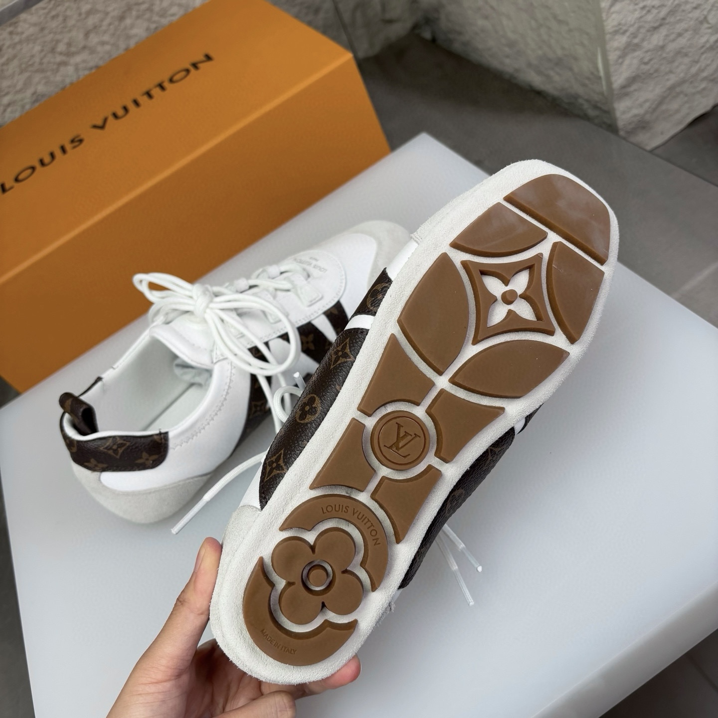 Louis Vuitton Women's Sneakerina Trainer Shoes - Round Toe, Low Top 10 i1747341698819 4040 0 7
