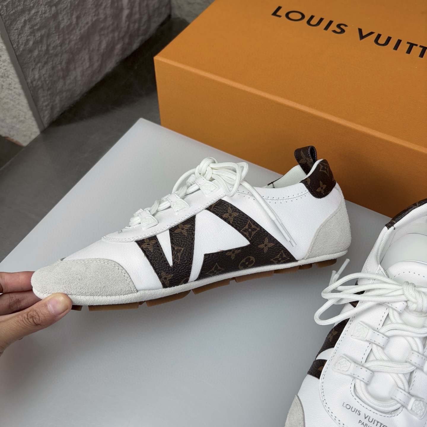 Louis Vuitton Women's Sneakerina Trainer Shoes - Round Toe, Low Top 6 i1747341698819 5312 0 4