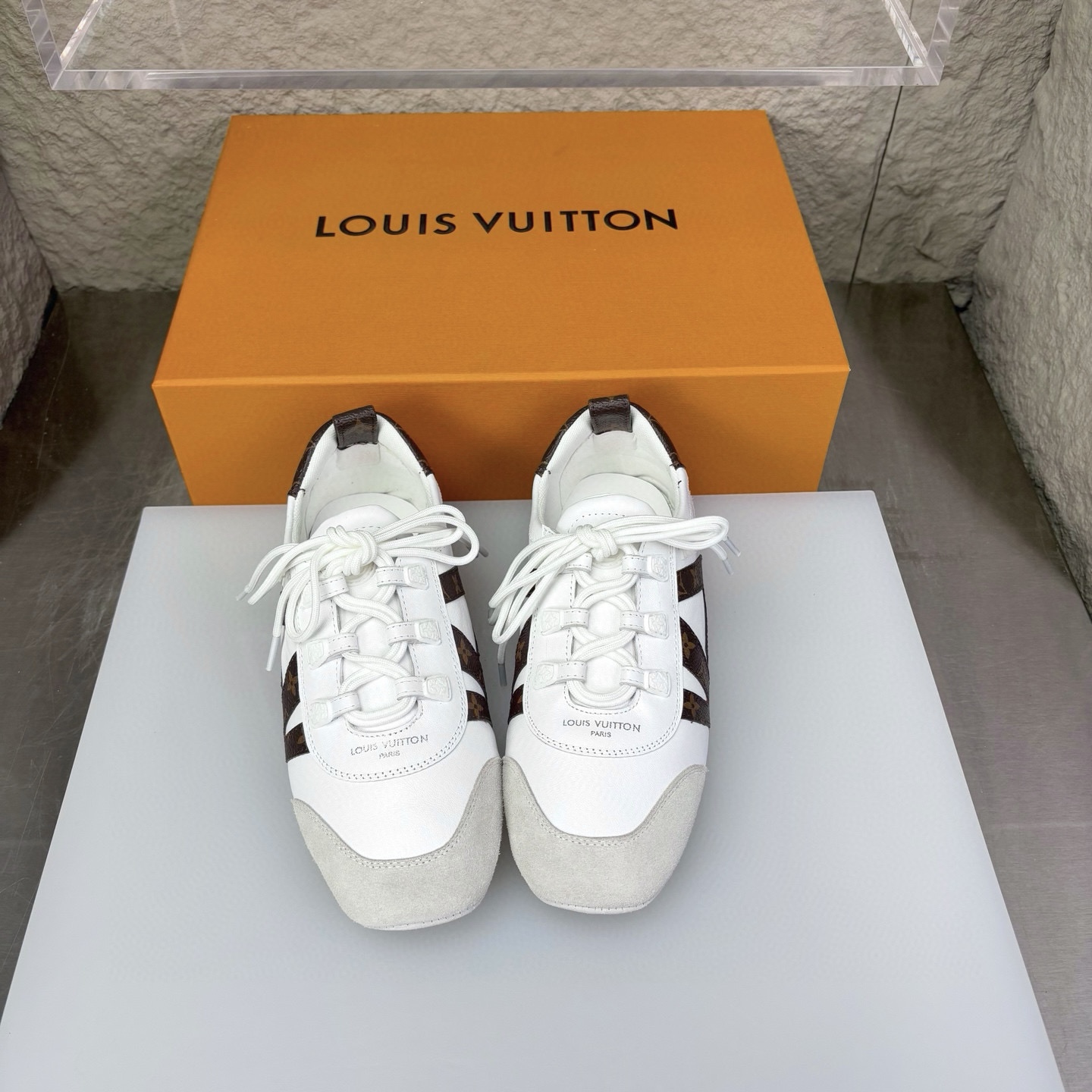 Louis Vuitton Women's Sneakerina Trainer Shoes - Round Toe, Low Top 4 i1747341698819 9411 0 2