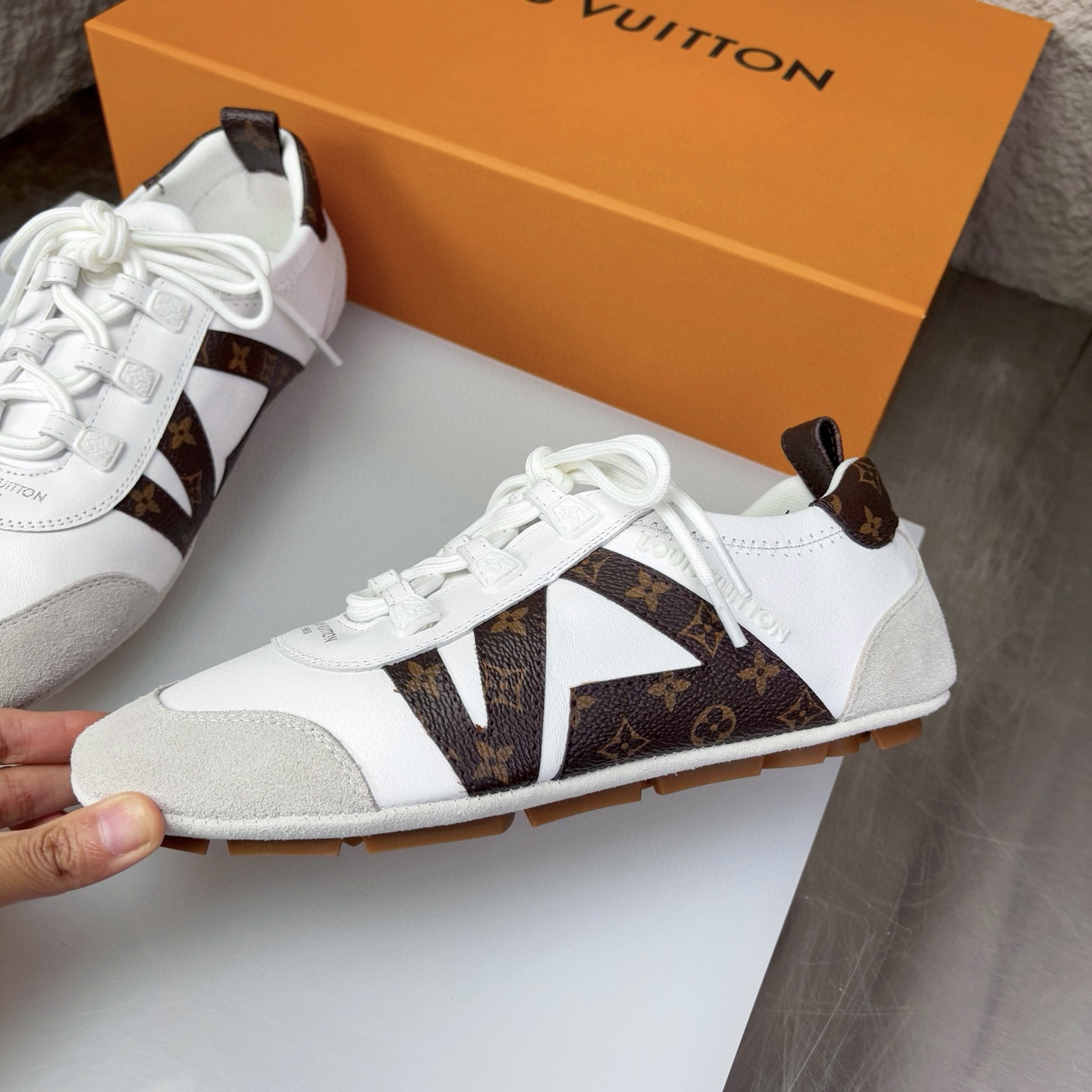 Louis Vuitton Women's Sneakerina Trainer Shoes - Round Toe, Low Top 5 i1747341699591 623 0 3