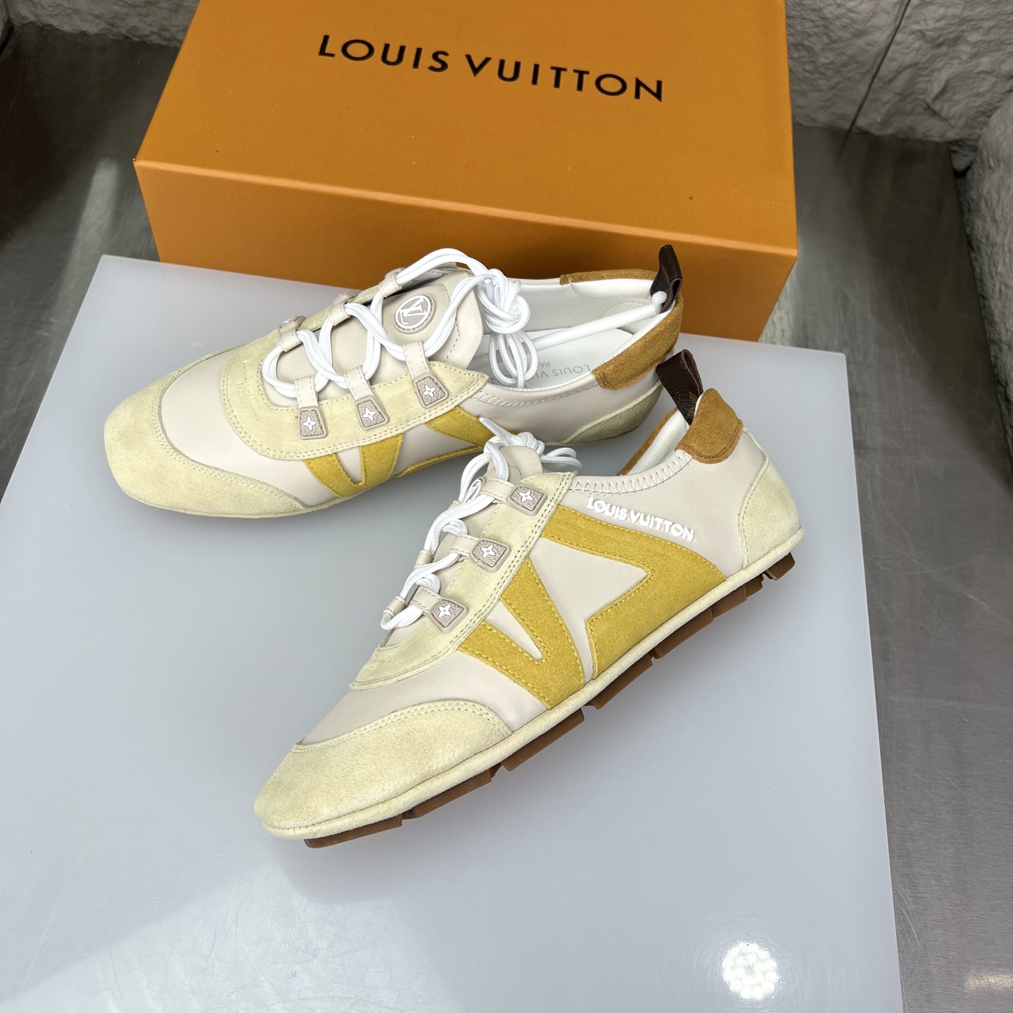 Louis Vuitton Women's Sneakerina Trainer Shoes- Ballet-Inspired,Low-Top Sneakers 4 i1750031680062 7431 0 5
