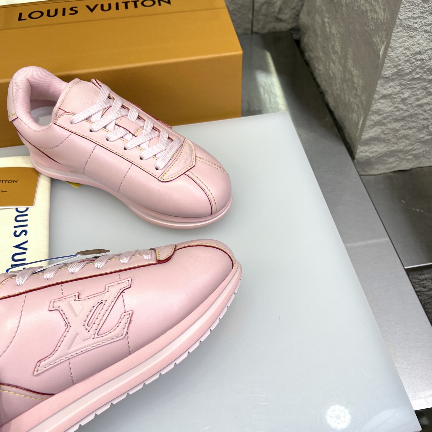 Louis Vuitton x Nigo Leather Sneaker Pink Casual Shoes 7 i1754947036227 6700 0 5