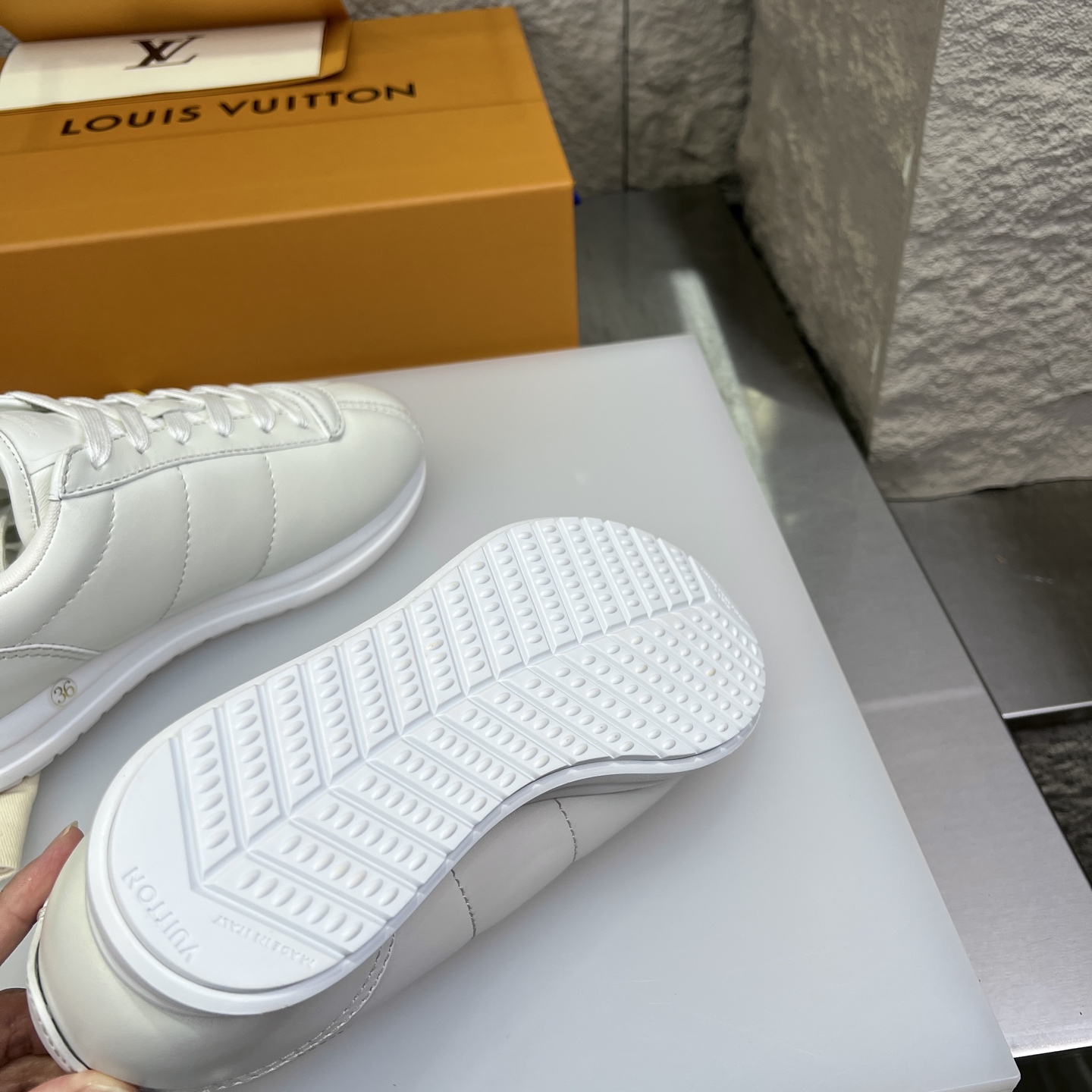 Louis Vuitton x Nigo Buttersoft FW25 White Leather Low-Top Sneakers 10 i1754947244570 5 0 4