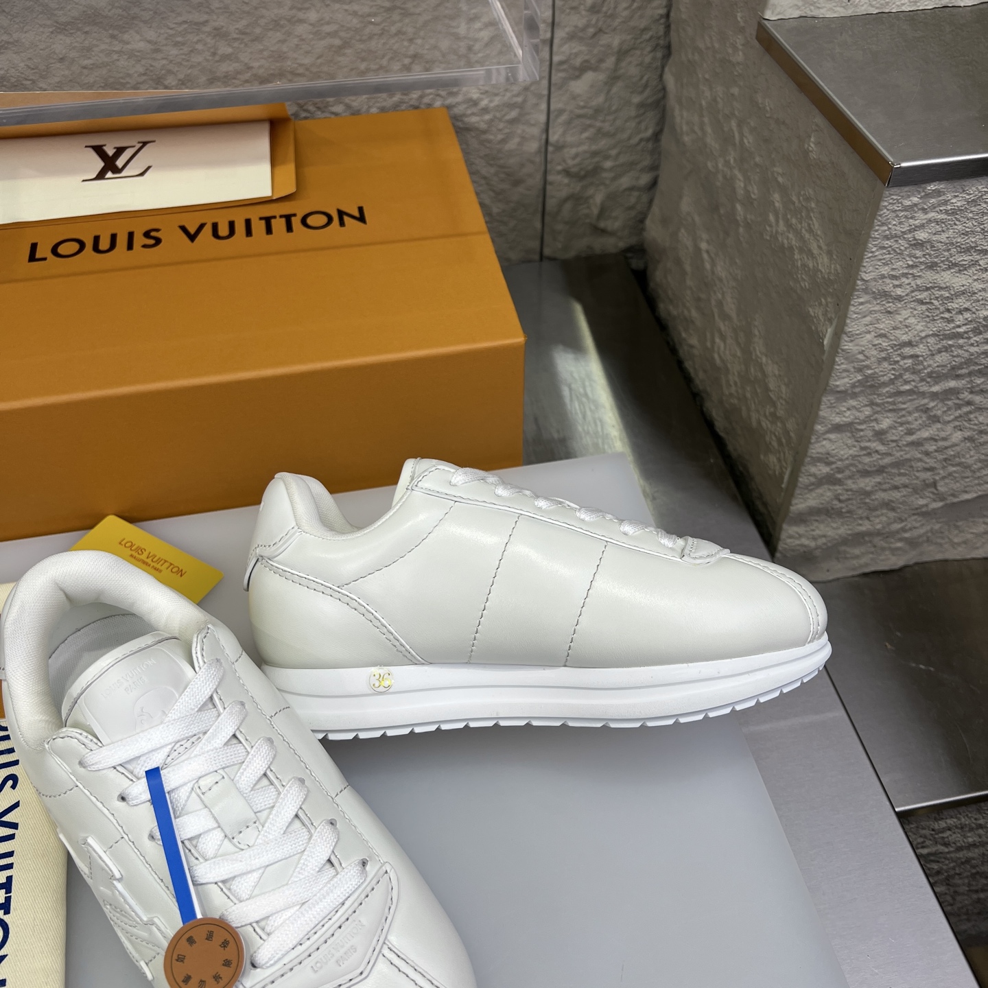 Louis Vuitton x Nigo Buttersoft FW25 White Leather Low-Top Sneakers 6 i1754947245961 5942 0 3
