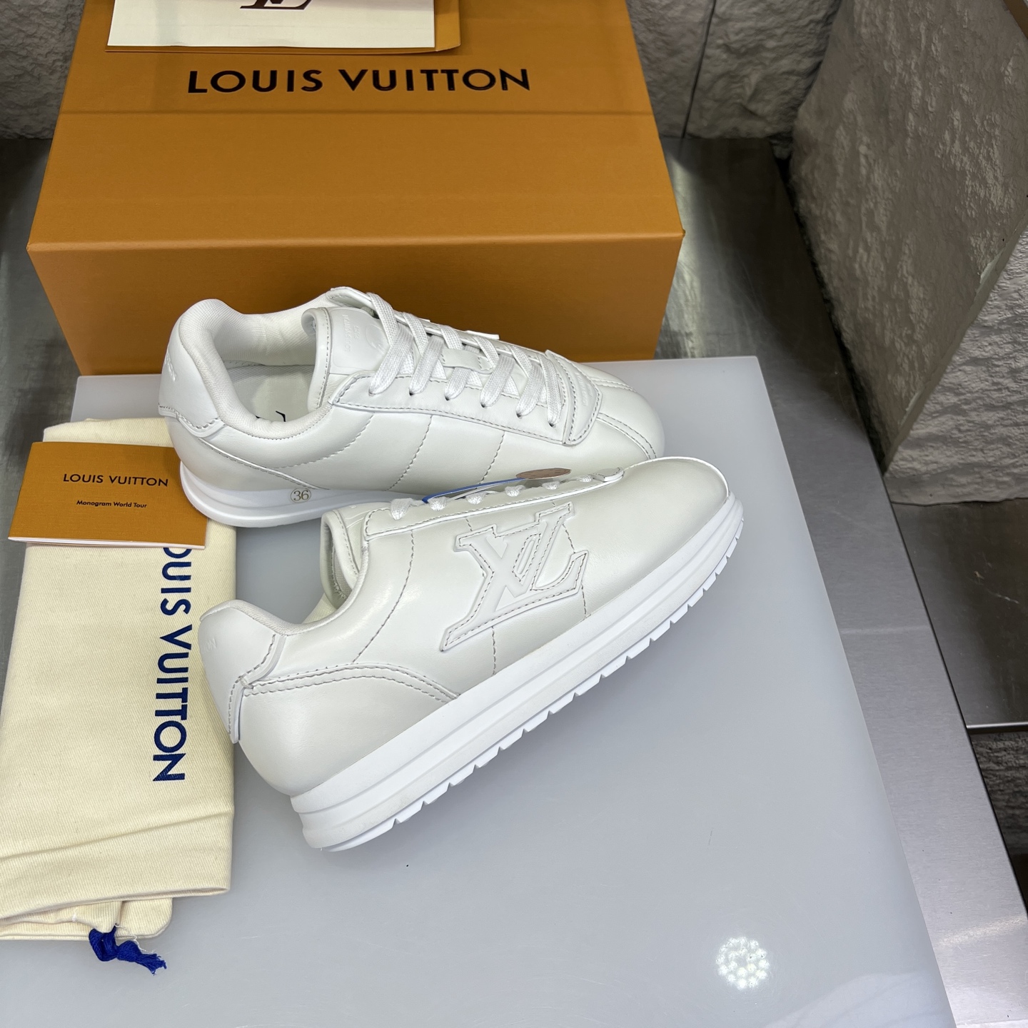 Louis Vuitton x Nigo Buttersoft FW25 White Leather Low-Top Sneakers 5 i1754947246034 6658 0 8