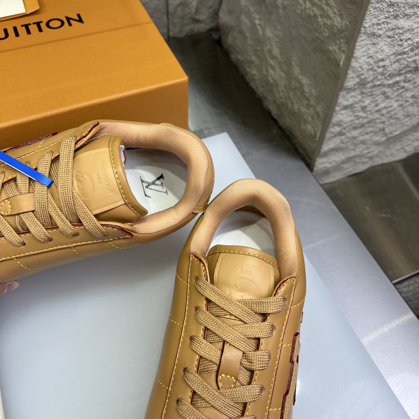 Louis Vuitton x Nigo Buttersoft Leather Sneakers - Tan, Low Top, Lace-Up 7 i1754947511675 2518 0 3