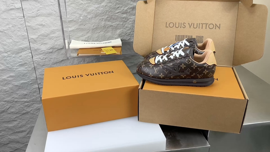 Louis Vuitton x Nigo Buttersoft FW25 Leather Sneakers - Brown, Unisex