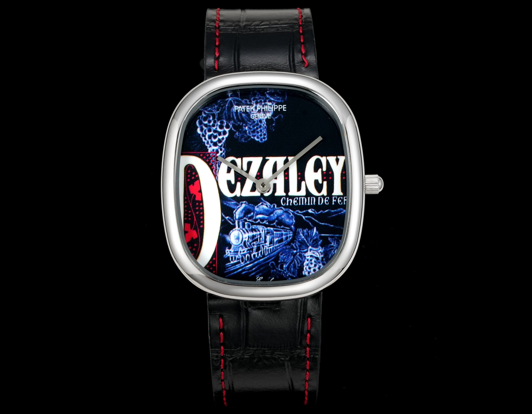 NO:336573,The Golden TW factory specially recommends the new product Patek Philippe PP's first Golden Ellipse without time scale 1 As one of the few oval watches of Patek Philippe 2 The case uses a steel case to achieve the perfect unity of the watch shape and elegant style. This round and non-square shape is called 