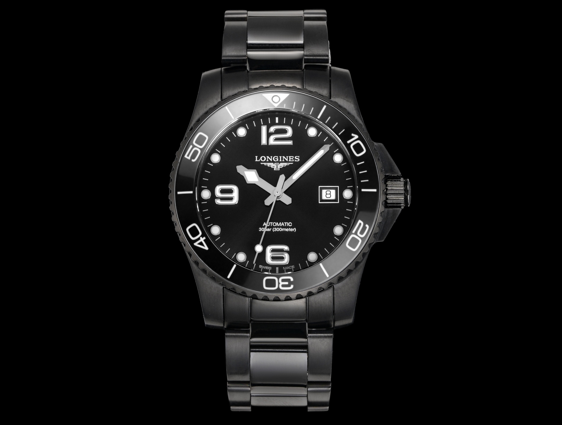 NO:924322,Produced by TW, the TW Factory Longines Concas Black Warrior Diving Series A watch, LONGINES' new work - the arrival of glory, the most cost-effective 1 [Case] The watch size is 41, 316L stainless steel case is perfect, using PVD vacuum negative ion frosted electroplating technology, plus a layer of hard black coat, which greatly enhances the wear resistance of the case. With superb polishing technology, TW continues its meticulous excellence and sets a new benchmark in the replica industry.  2. The ceramic bezel has an authentic high-end texture, with both the three-dimensional sense of the scale and the chamfering details. 3. The letters are in black, blue, and green colors, and the top-notch Swiss super ice blue luminous light is as bright and durable as the original genuine product. 4. [Movement] Uses self-winding 2824 movement, which is extremely stable. 5. The stainless steel strap adopts PVD vacuum plating process, which is sturdy and durable, supports length adjustment, and is more comfortable to wear. Made by TW factory to give you a different style.  We sincerely invite all watch friends to appreciate and play with the luxurious and exquisite recommended men’s mechanical watch Concas series. The best luxury recommendation for gift giving, please look for the exclusive quality of TW factory, longines.19860909TW 出品  TW Factory 浪琴 康卡斯黑武士潜水系列A腕表,LONGINES新作——荣耀降临,最具性价比 1【表壳】腕表尺寸41,316L精钢壳套完美无瑕,采用PVD真空负离子磨砂电镀技术,外加一层坚硬的黑色外衣,大幅度增强壳身更大的抗磨.打磨工艺高超,TW延续一丝不苟的卓越品质,树立复刻业界新标杠. 2陶瓷圈口拥有正品级别的高级质感,刻度的立体感和倒角细节两不误 3字面采用黑,蓝,绿配色,顶级瑞士超强冰蓝夜光,亮度持久度直逼原装正品. 4【机芯】采用自动上链2824机芯,极具稳定性 5精钢表带采用PVD真空电镀工艺,坚固耐用,支持长度调节,佩戴更贴合舒适 TW厂制作让你拥有不一样的风格 敬请广大表友鉴赏把玩奢华精致推荐男士机械腕表 康卡斯系列 送礼最佳奢华推荐请认准TW厂独家品质,,longines,Watch