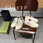 Highest quality replica
 Gucci Skateboard Shoes Plain Toe Green Red Vintage Low Tops