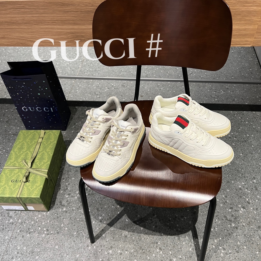 Best Replica 1:1
 Gucci Skateboard Shoes Plain Toe Green Red Vintage Low Tops
