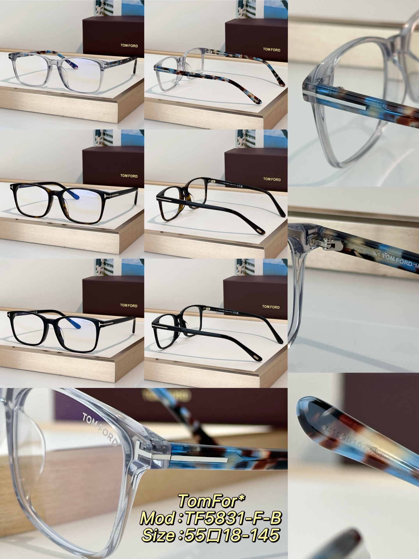 Designer Sunglasses TF5831-F-B