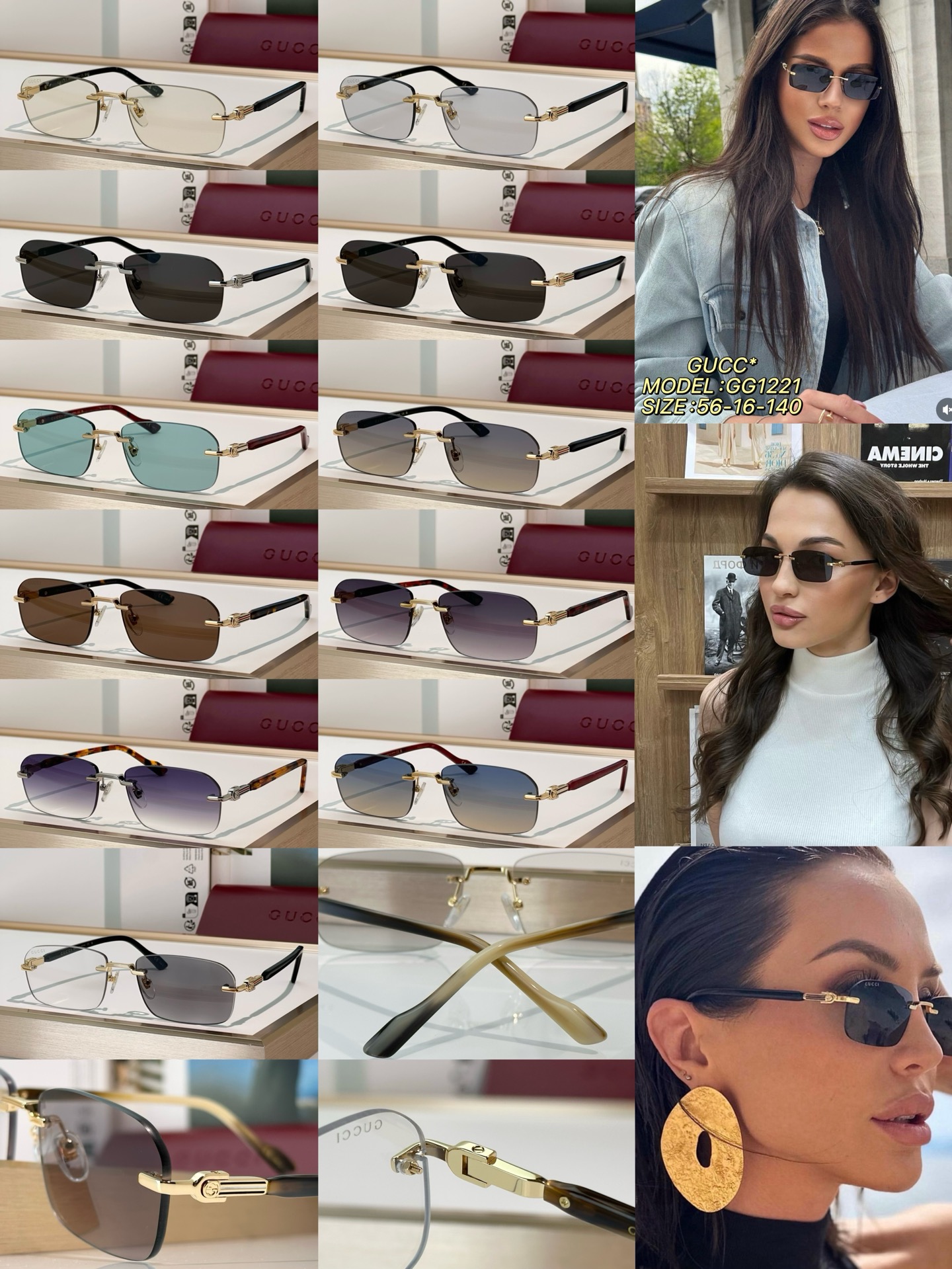 Designer Sunglasses GG1221S