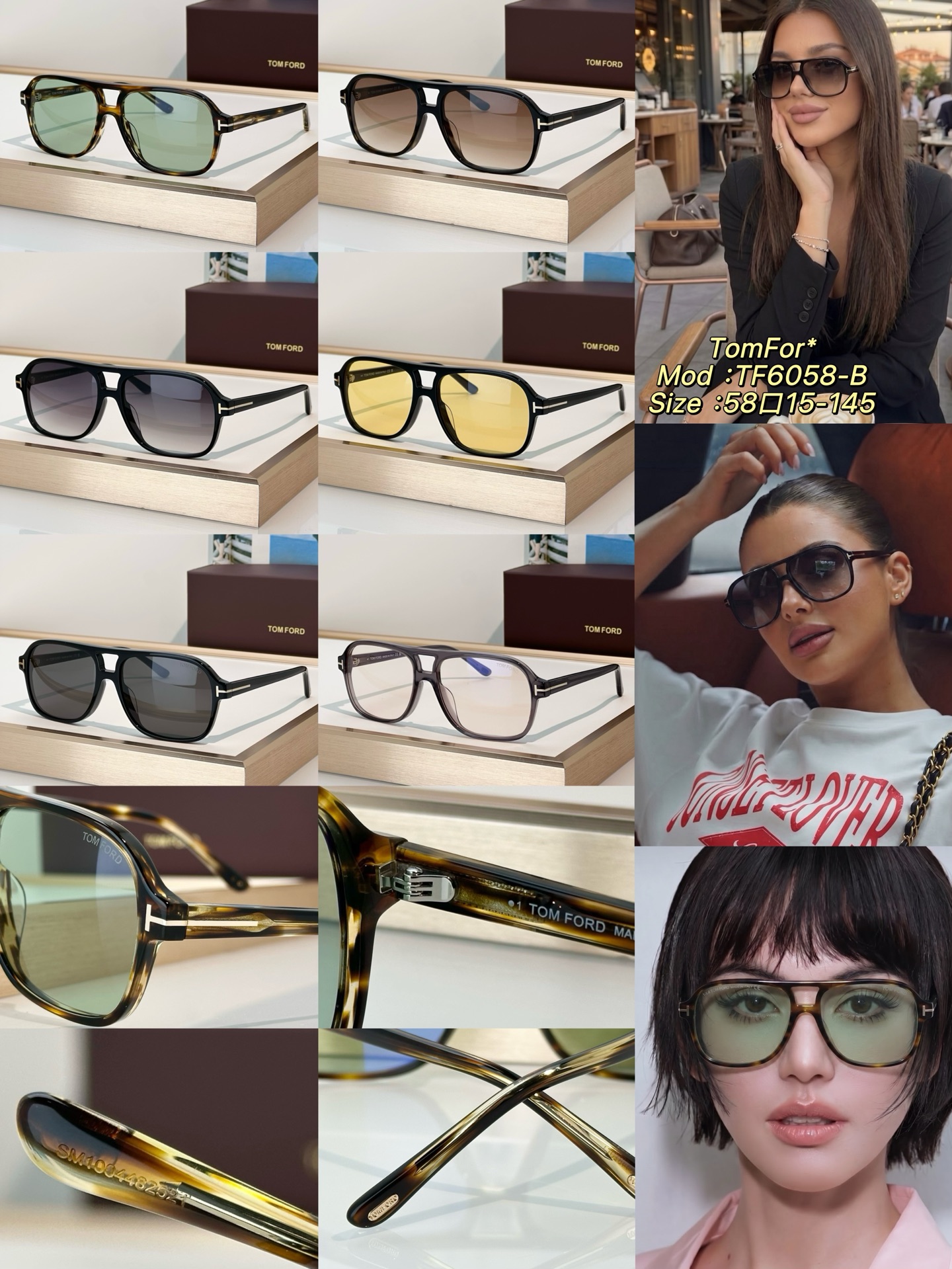 Designer Sunglasses TF6058-B