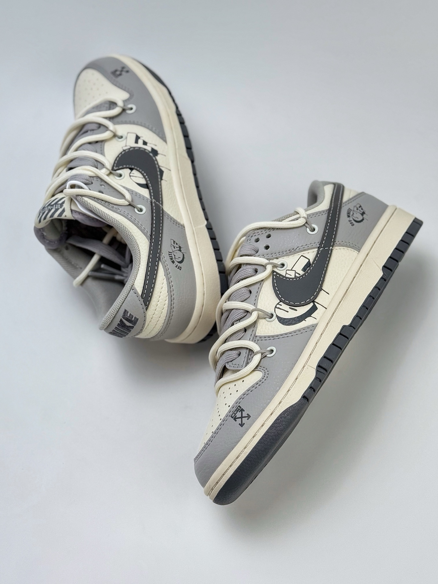 Nike SB Dunk Low x OFF-WHITE 白灰绑带 DM6868-078