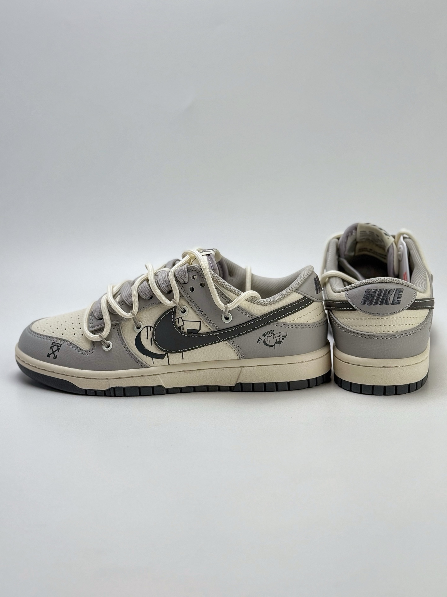 Nike SB Dunk Low x OFF-WHITE 白灰绑带 DM6868-078
