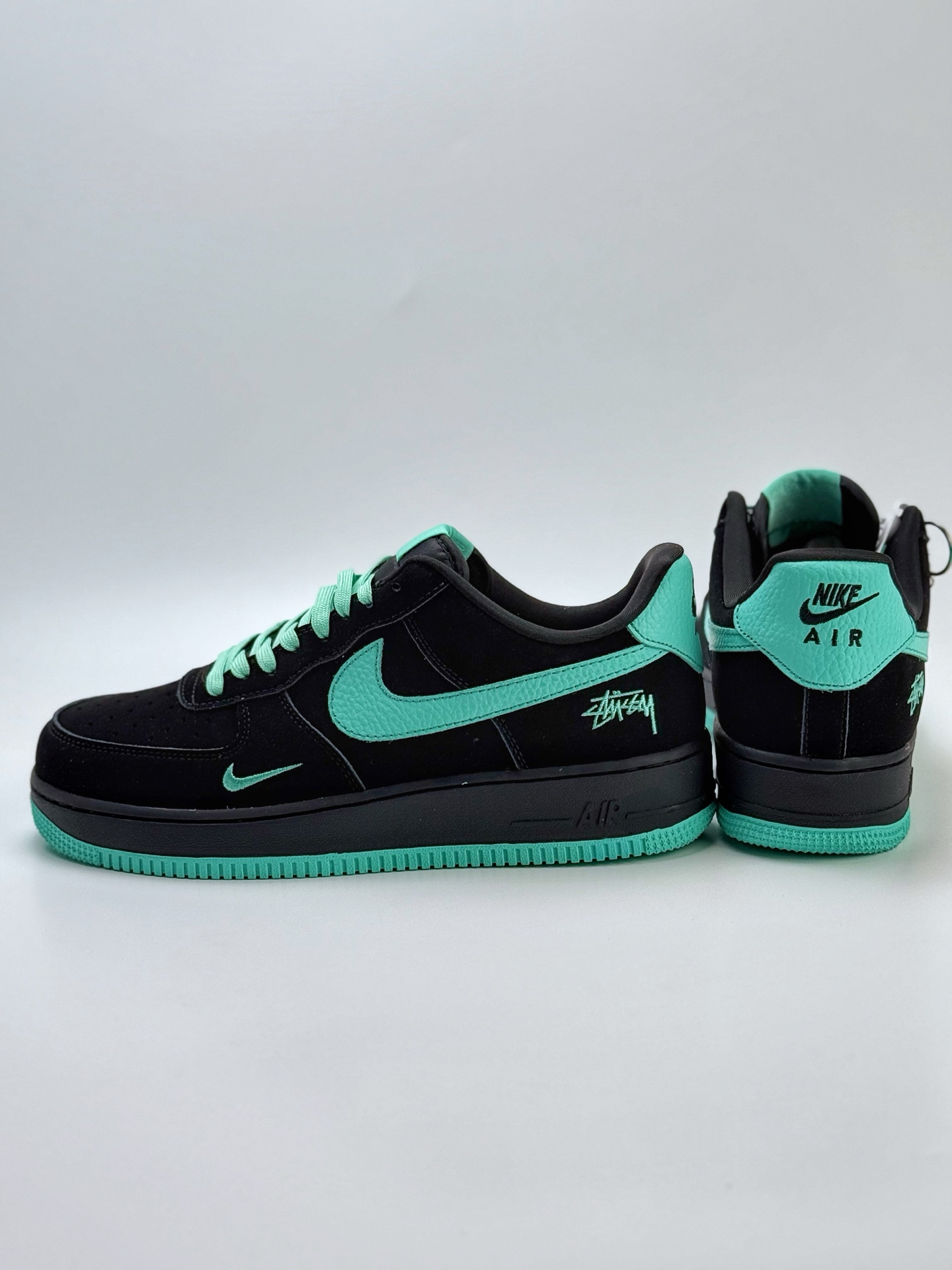 260 Nike Air Force 1 Low 07 x Stussy 黑蒂芙尼绿小钩 DF0188-045