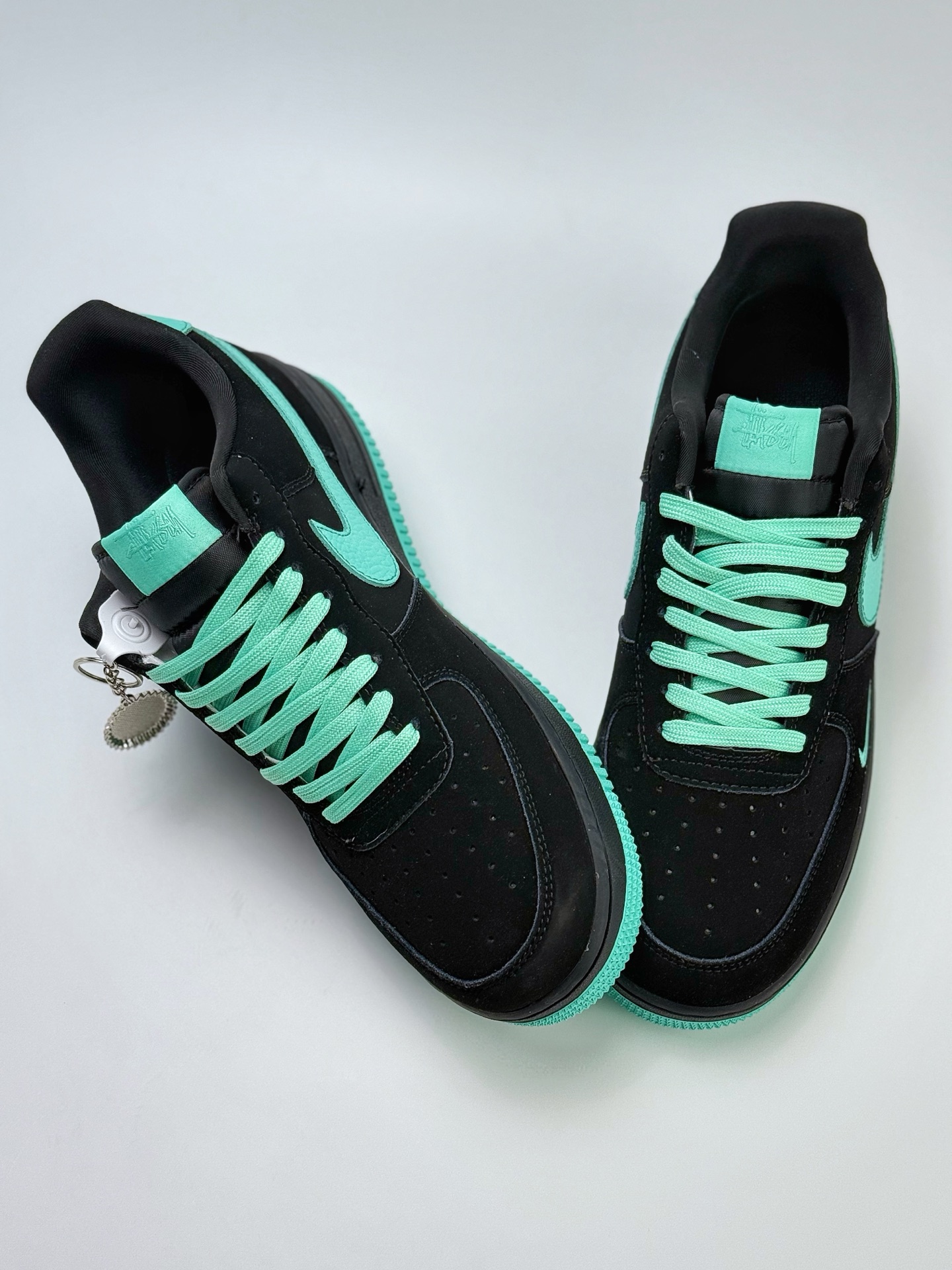 260 Nike Air Force 1 Low 07 x Stussy 黑蒂芙尼绿小钩 DF0188-045