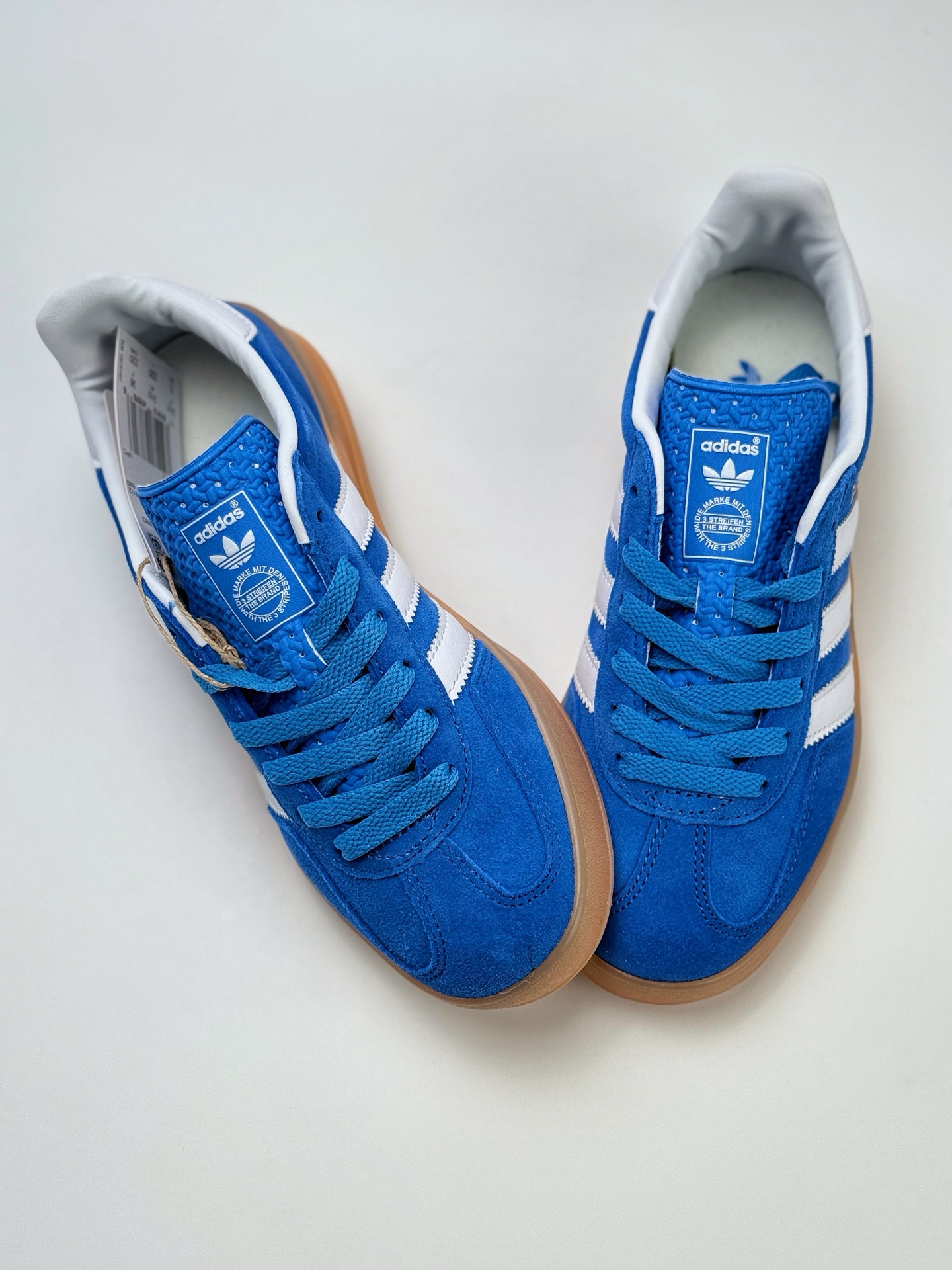 160 adidas Originals Gazelle INdoor 蓝白 三叶草休闲防滑耐磨低帮板鞋 JI2061