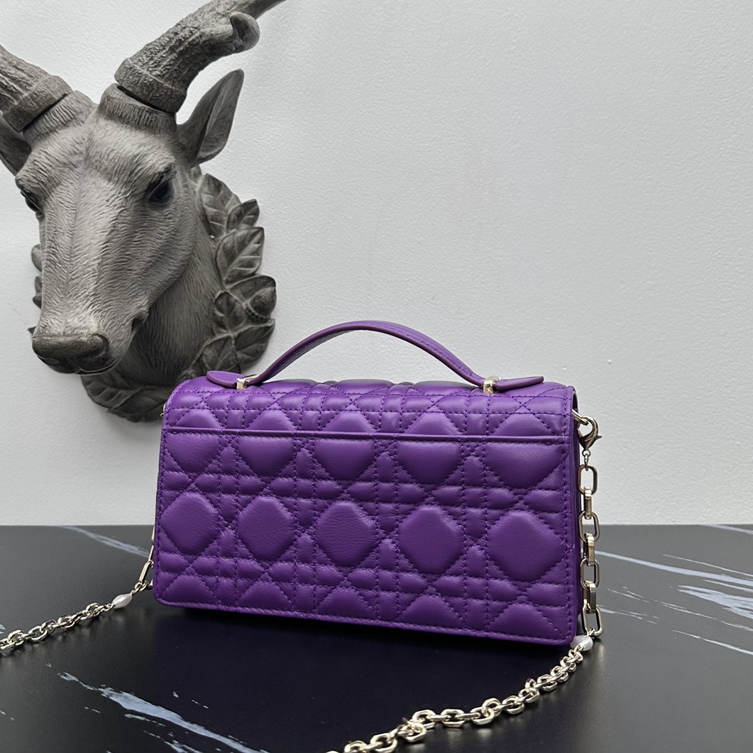 Dior lady handle chain/clutch bag