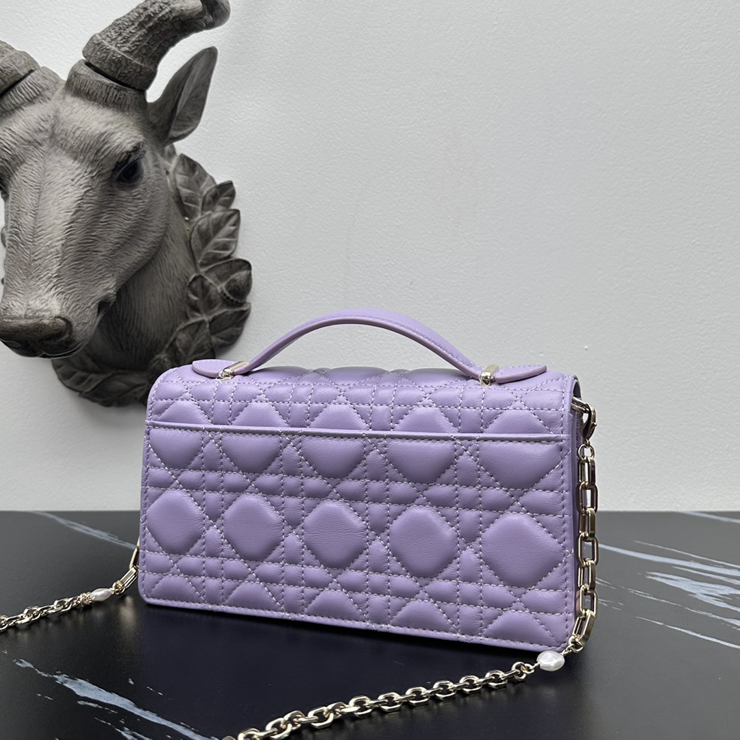 Dior lady handle chain/clutch bag