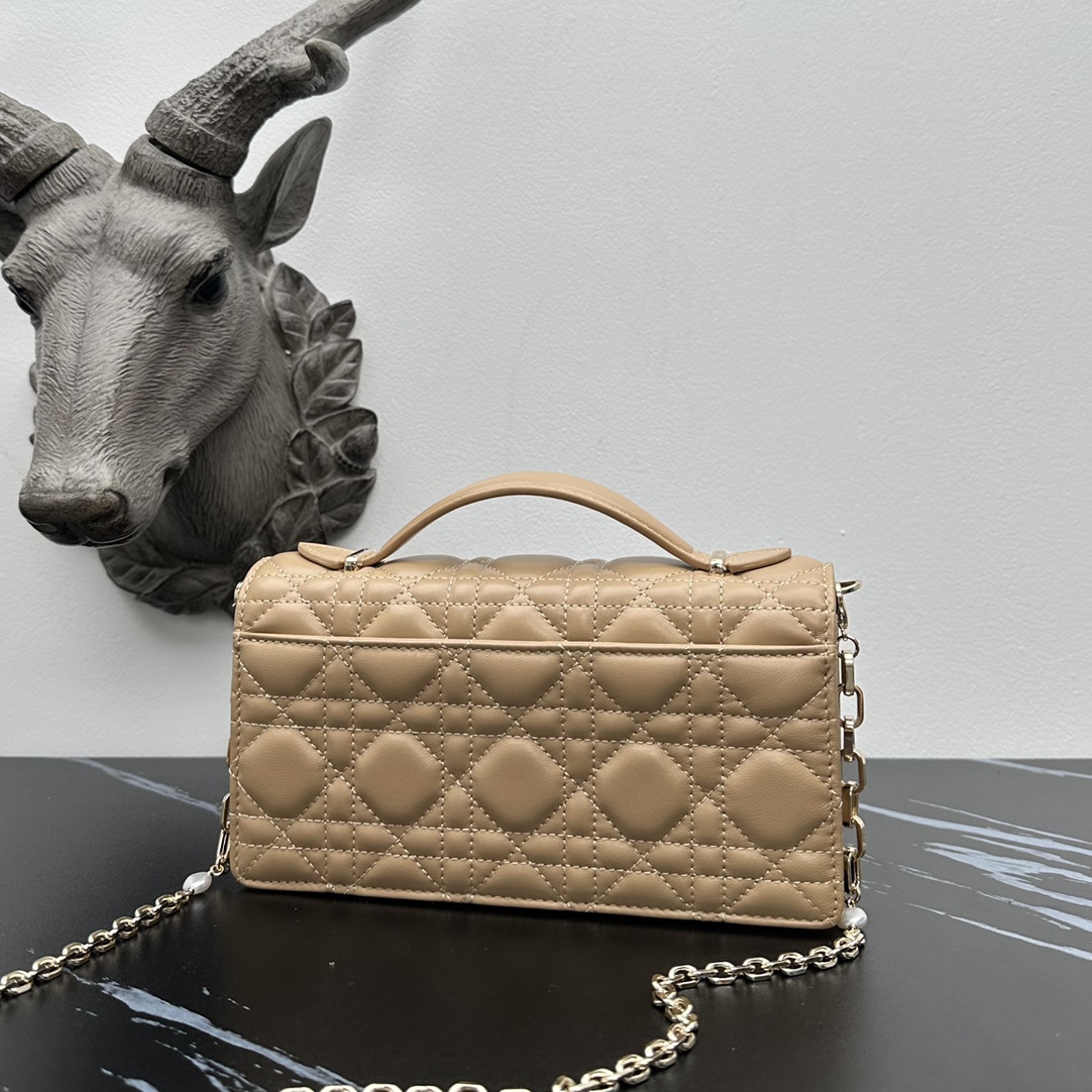 Dior lady handle chain/clutch bag