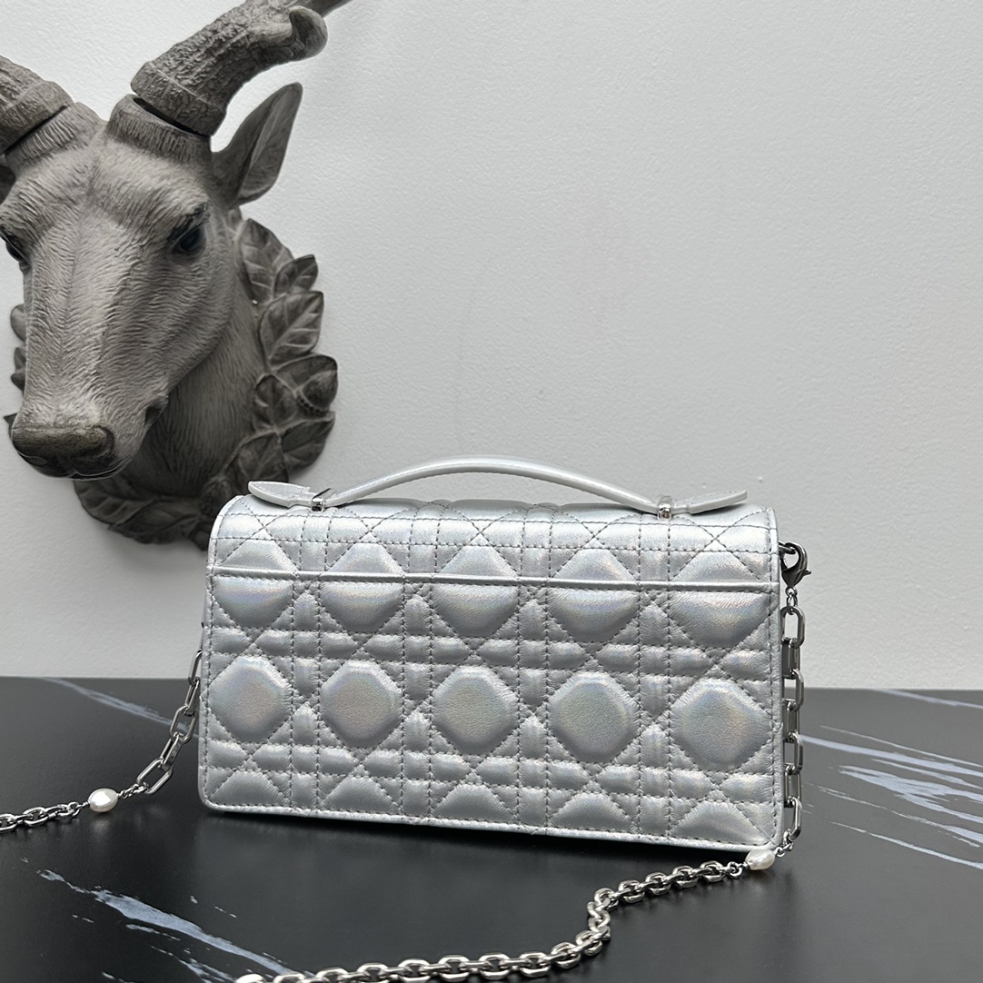 Dior lady handle chain/clutch bag