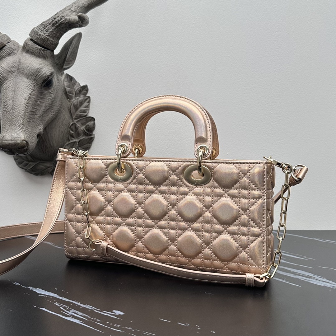 Italian lambskin Dior d-joy bag series