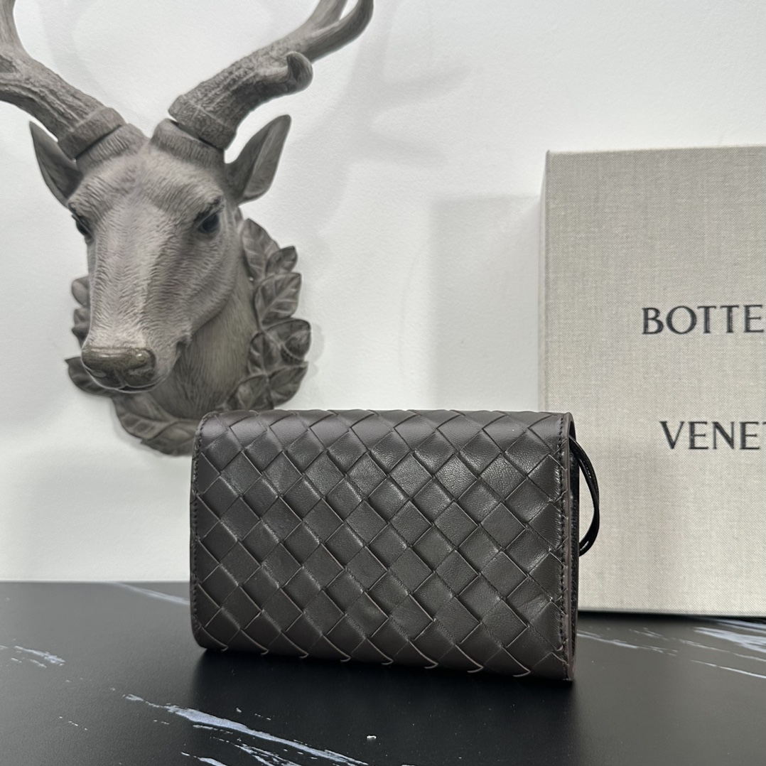 Bottega Veneta bv的一款 手拿包，简约别致的编织是这个包的特色，拿在手上很有气质，金属绳结，散发出气质与高雅