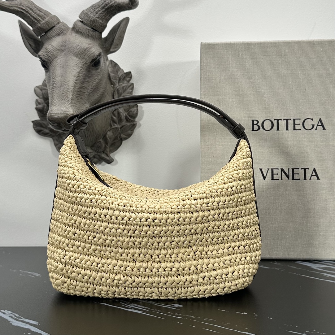Bottega Veneta BV Walkace 草编饭盒包