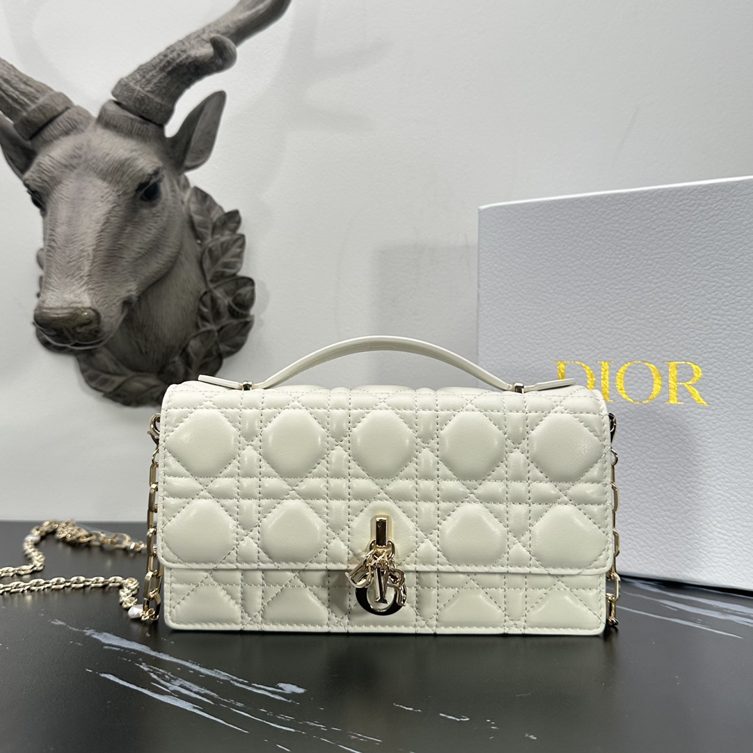 Dior lady handle chain/clutch bag