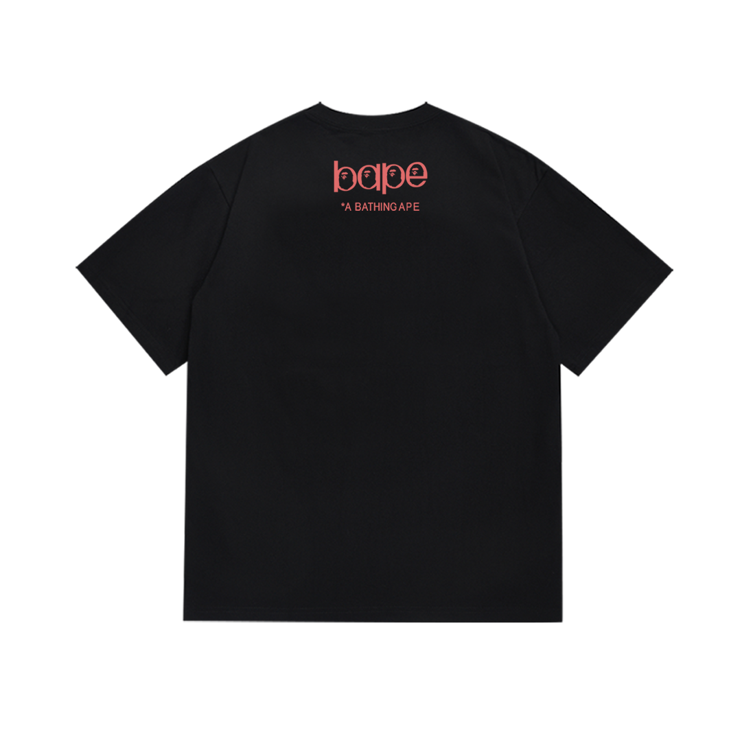 BAPE Ape Head Classic Alphabet T-Shirt in Black & White – Top Version - 图片 2