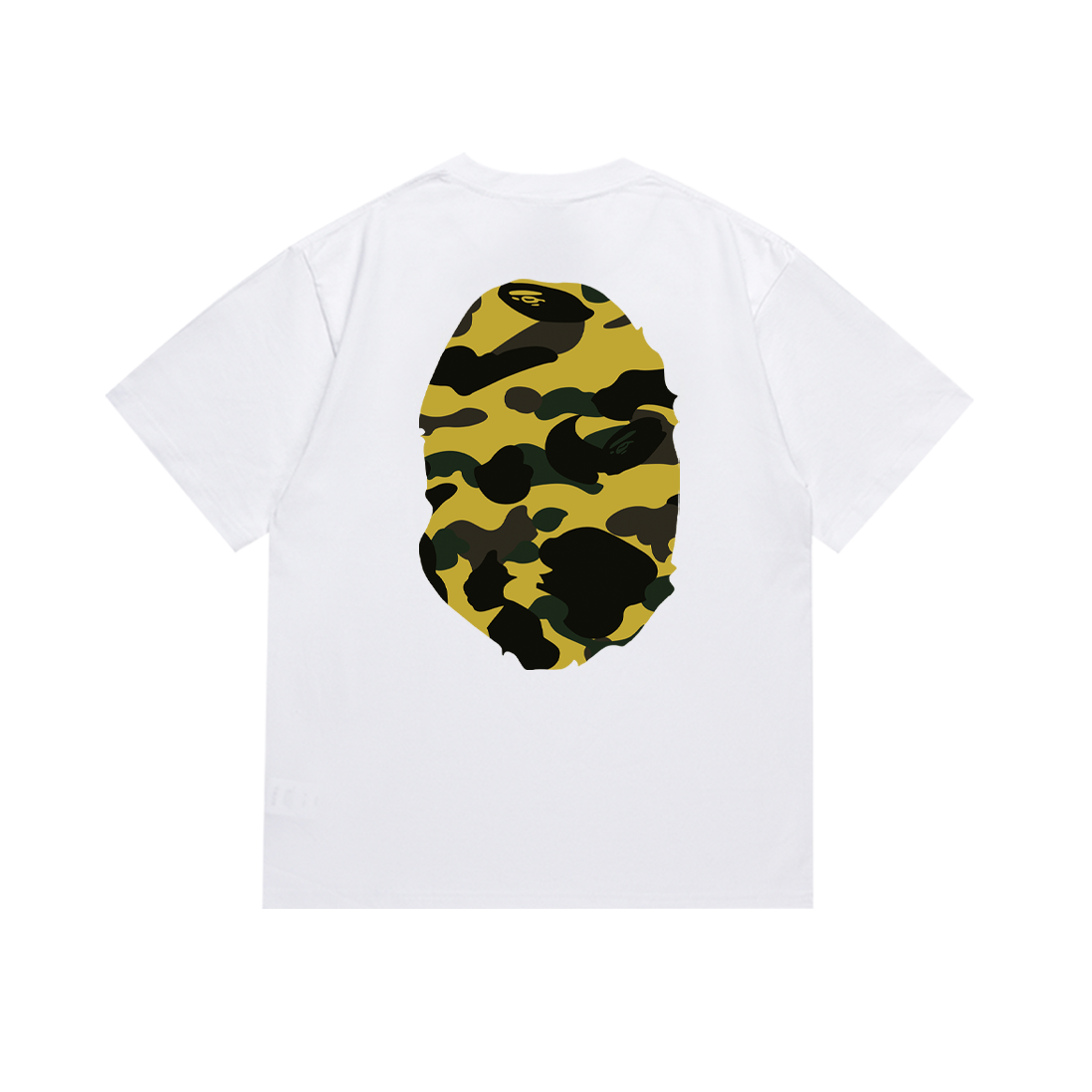 BAPE Two-Face Headprint T-Shirt with High-Quality Cotton Fabric – SC060# (Top Version) - 图片 5